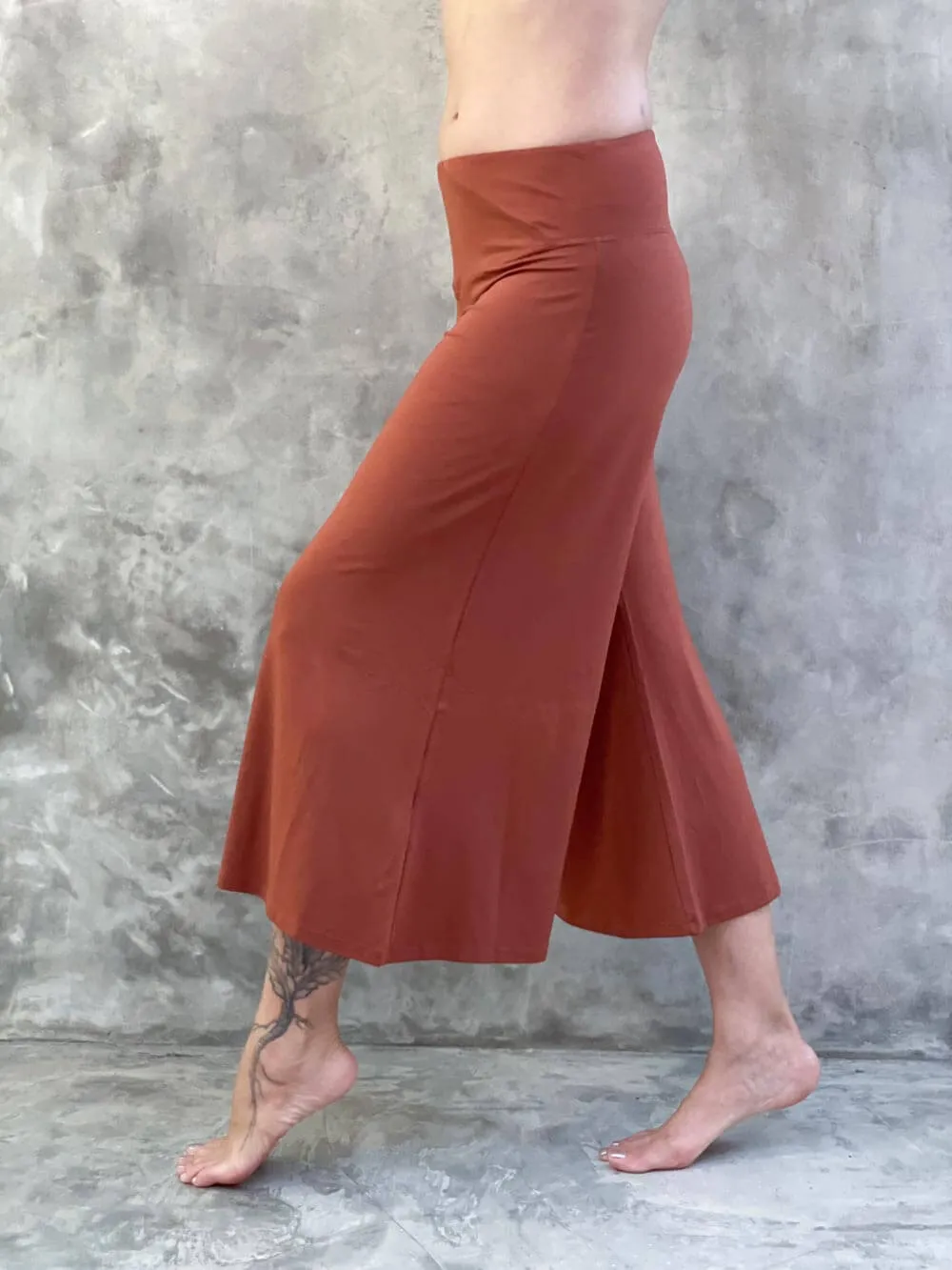 Cropped Flare Pants
