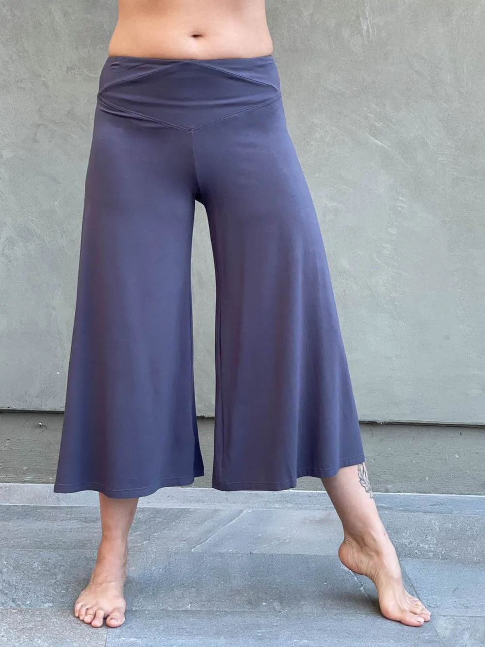 Cropped Flare Pants