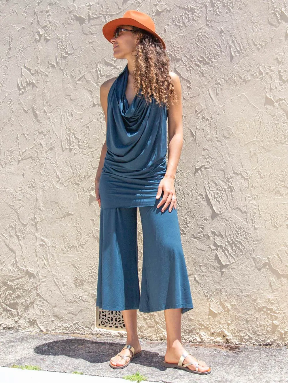 Cropped Flare Pants