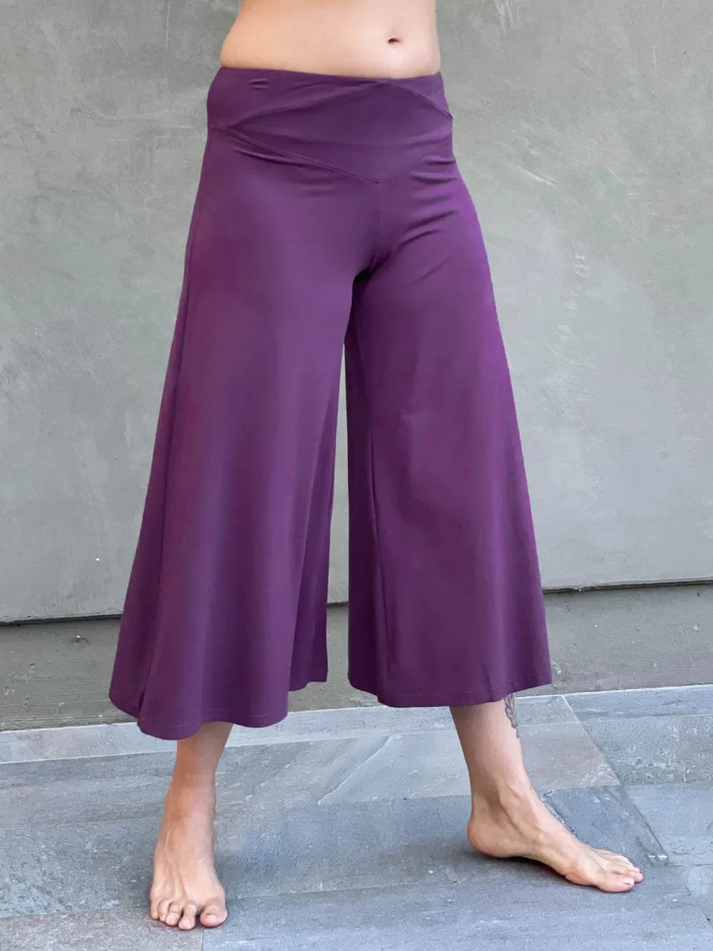 Cropped Flare Pants