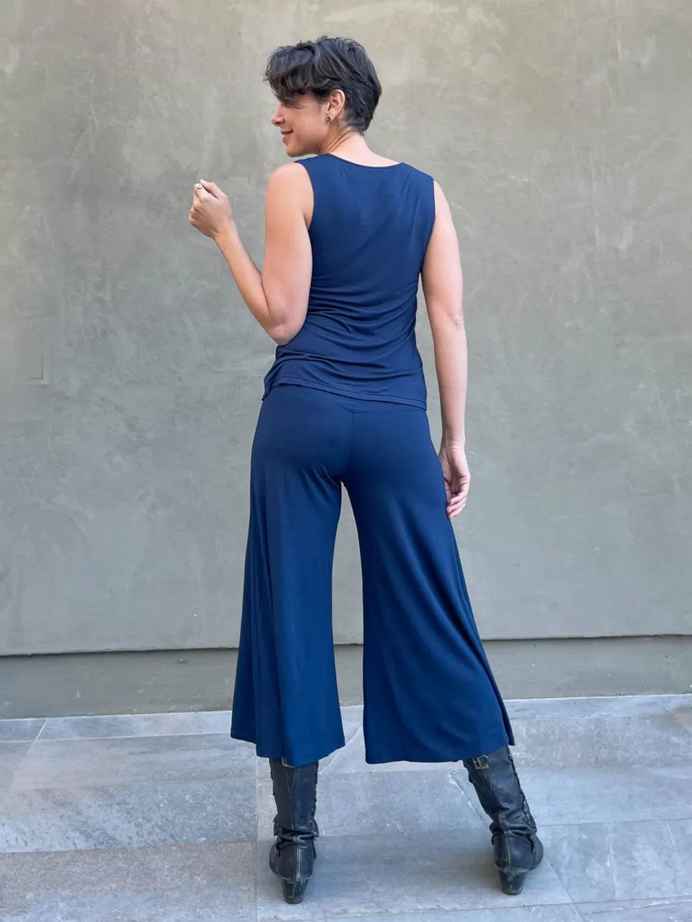 Cropped Flare Pants