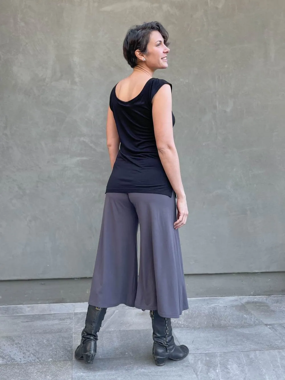 Cropped Flare Pants