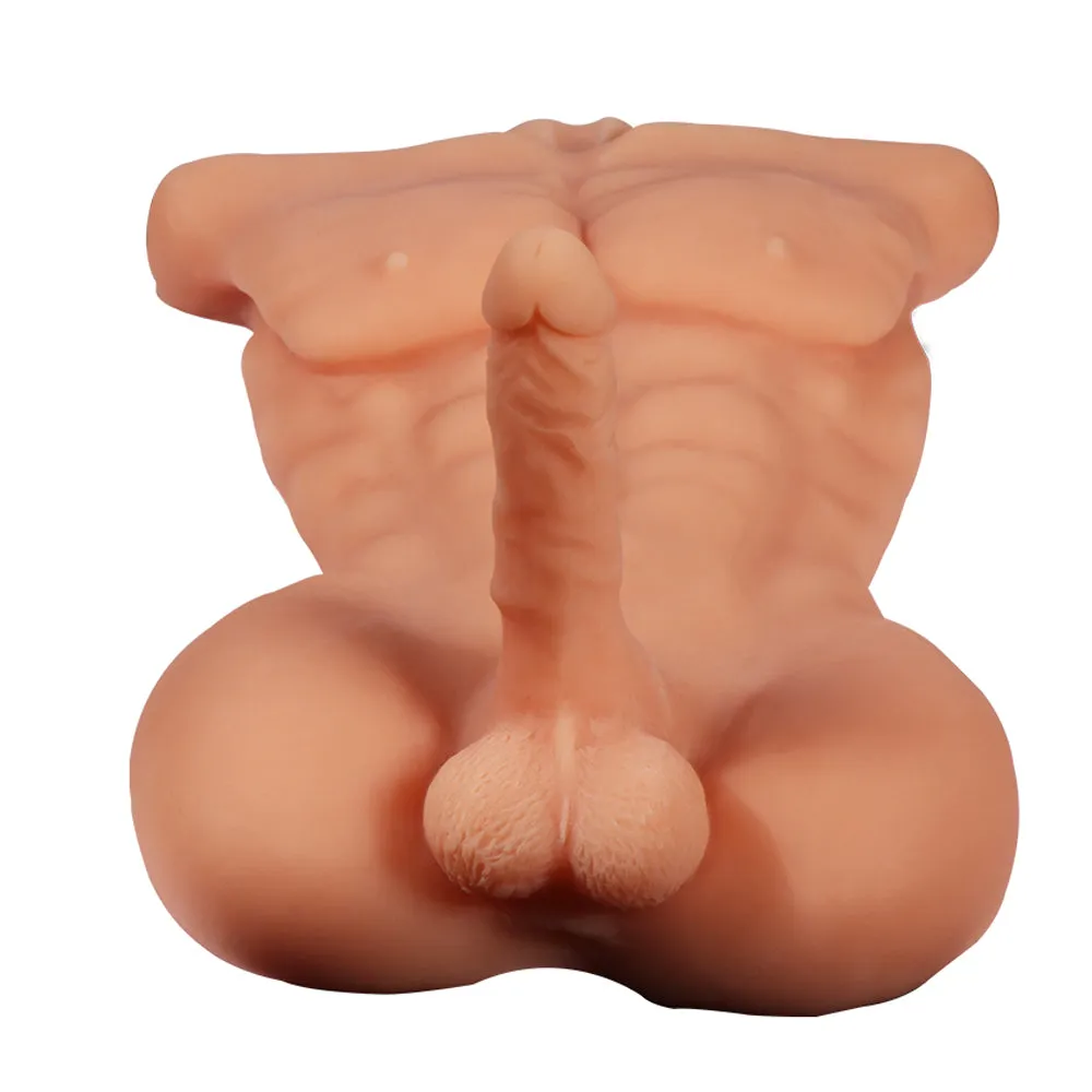 Daniel Realistic Male Sex Doll Torso With 6" Dildo