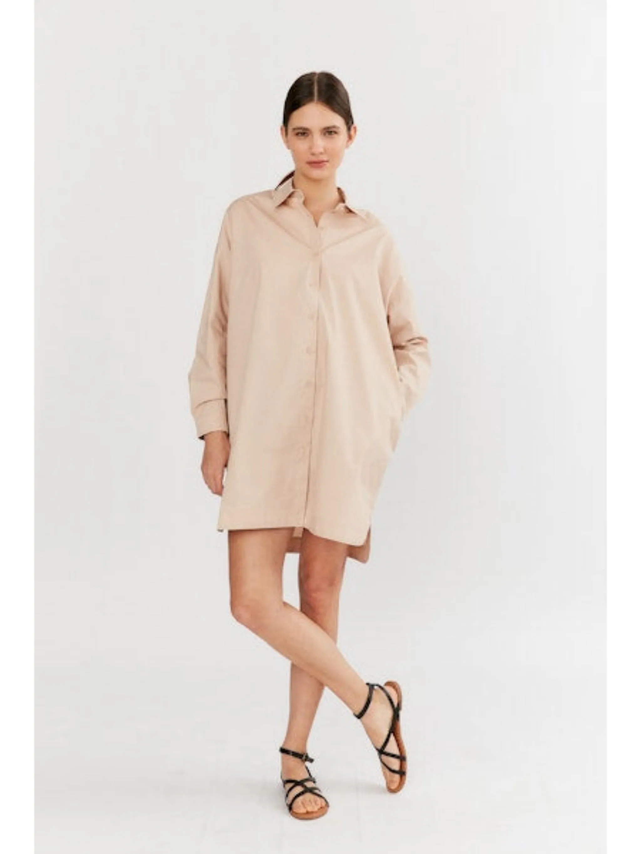 Deluc Viola Dress - Apricot