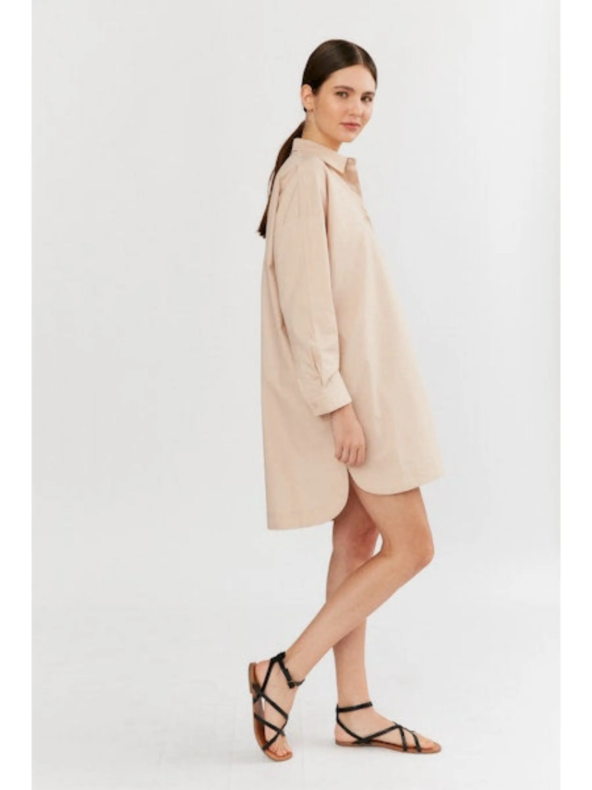 Deluc Viola Dress - Apricot