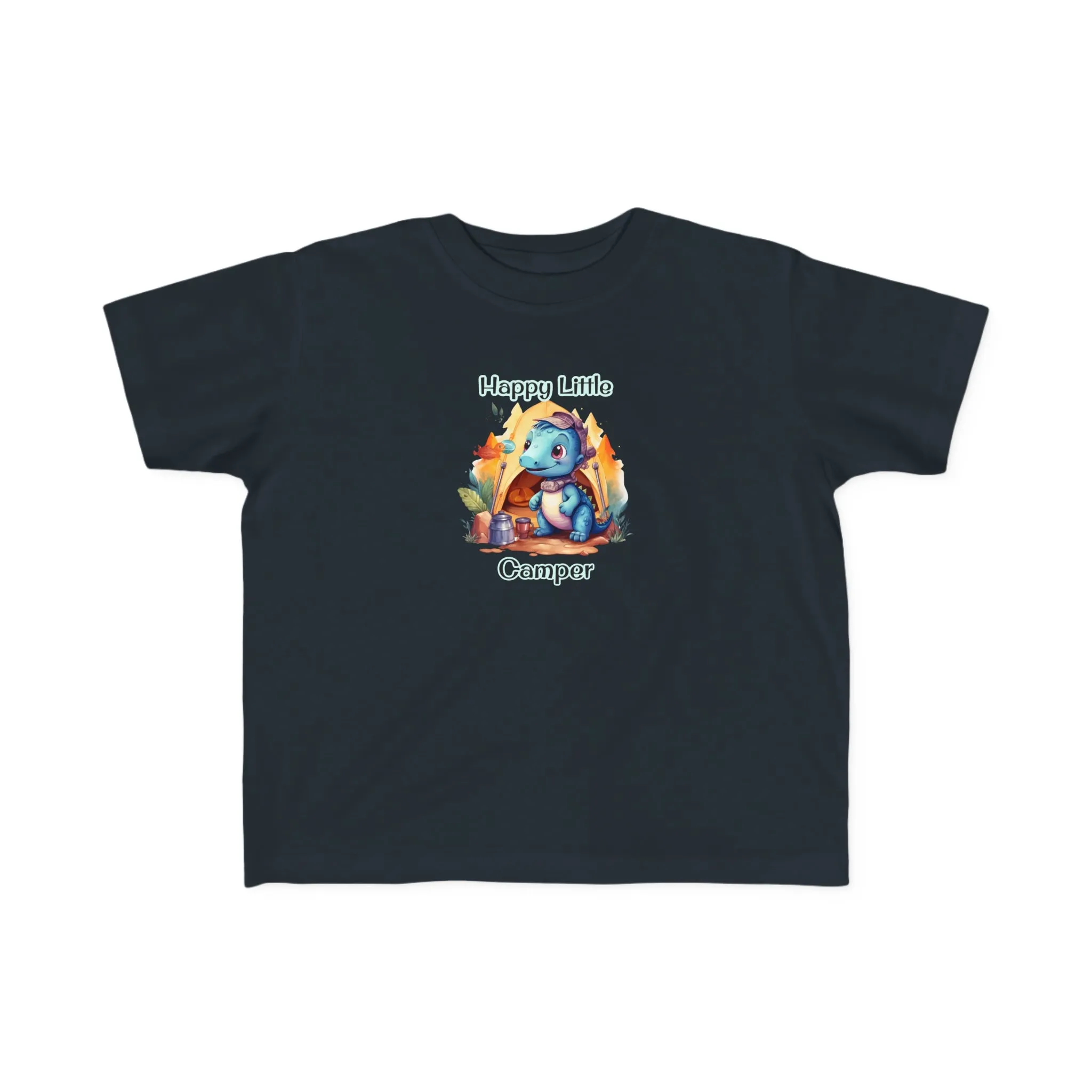 Dino Happy Little Camper Toddler's Fine Jersey Tee