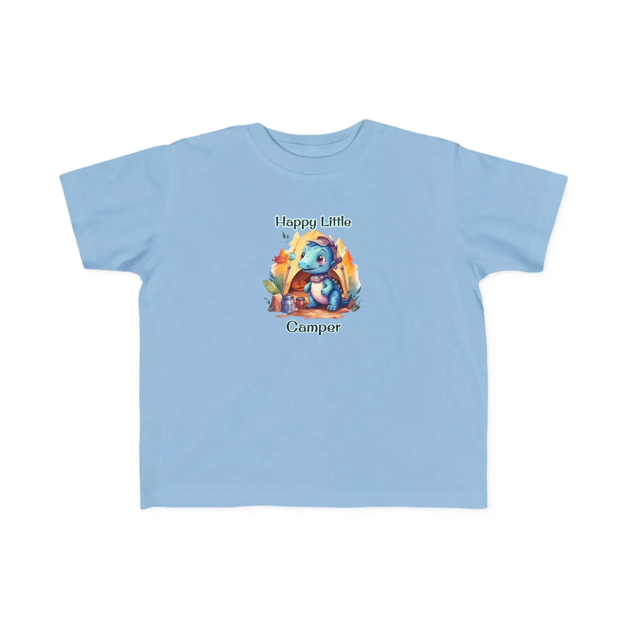 Dino Happy Little Camper Toddler's Fine Jersey Tee