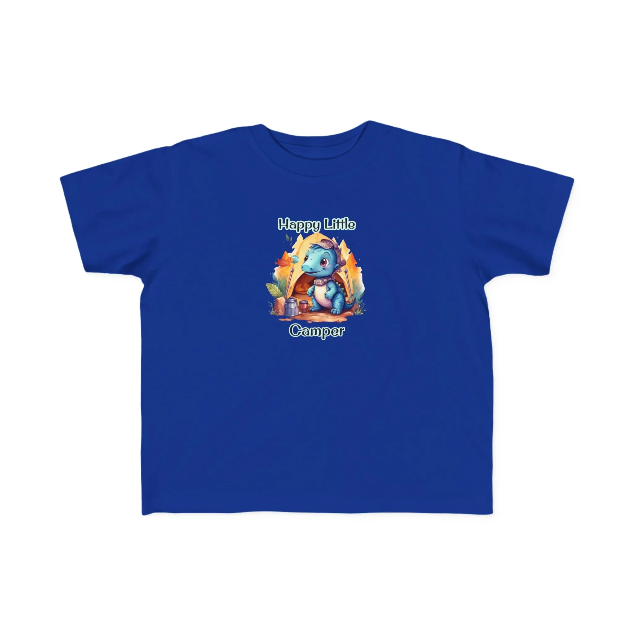Dino Happy Little Camper Toddler's Fine Jersey Tee
