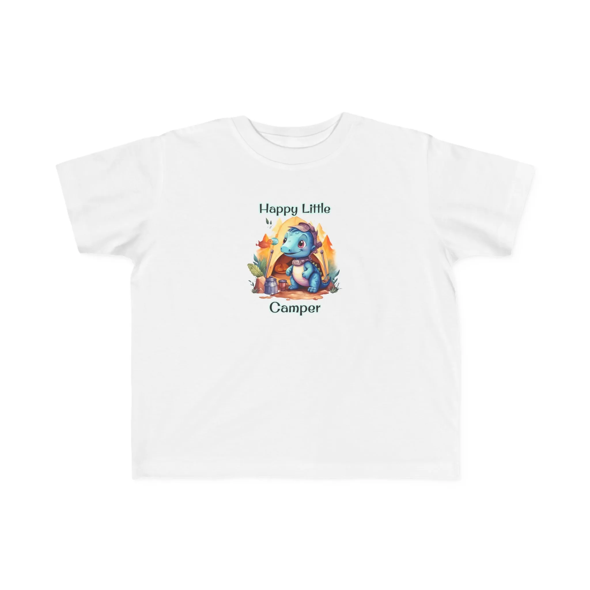 Dino Happy Little Camper Toddler's Fine Jersey Tee