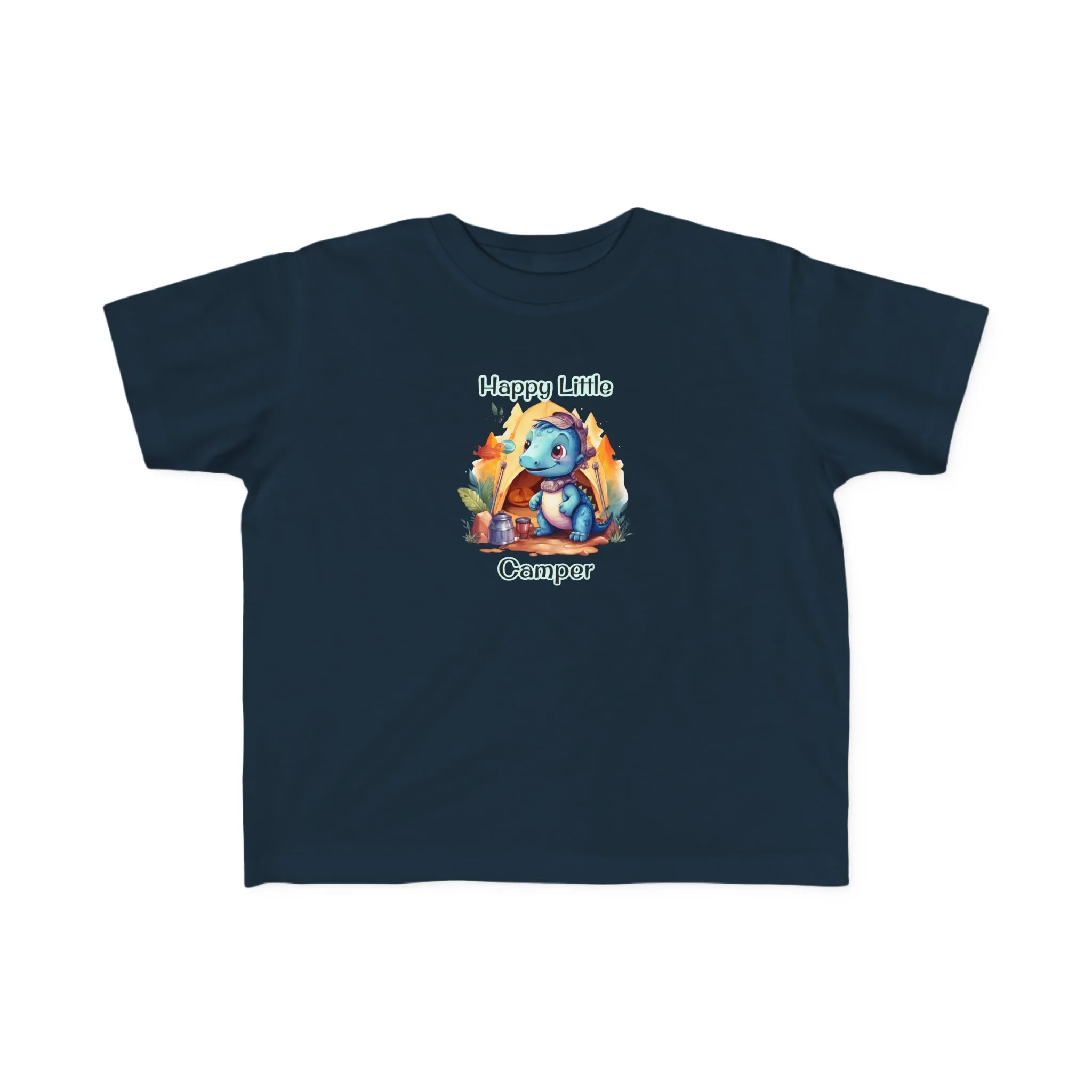 Dino Happy Little Camper Toddler's Fine Jersey Tee