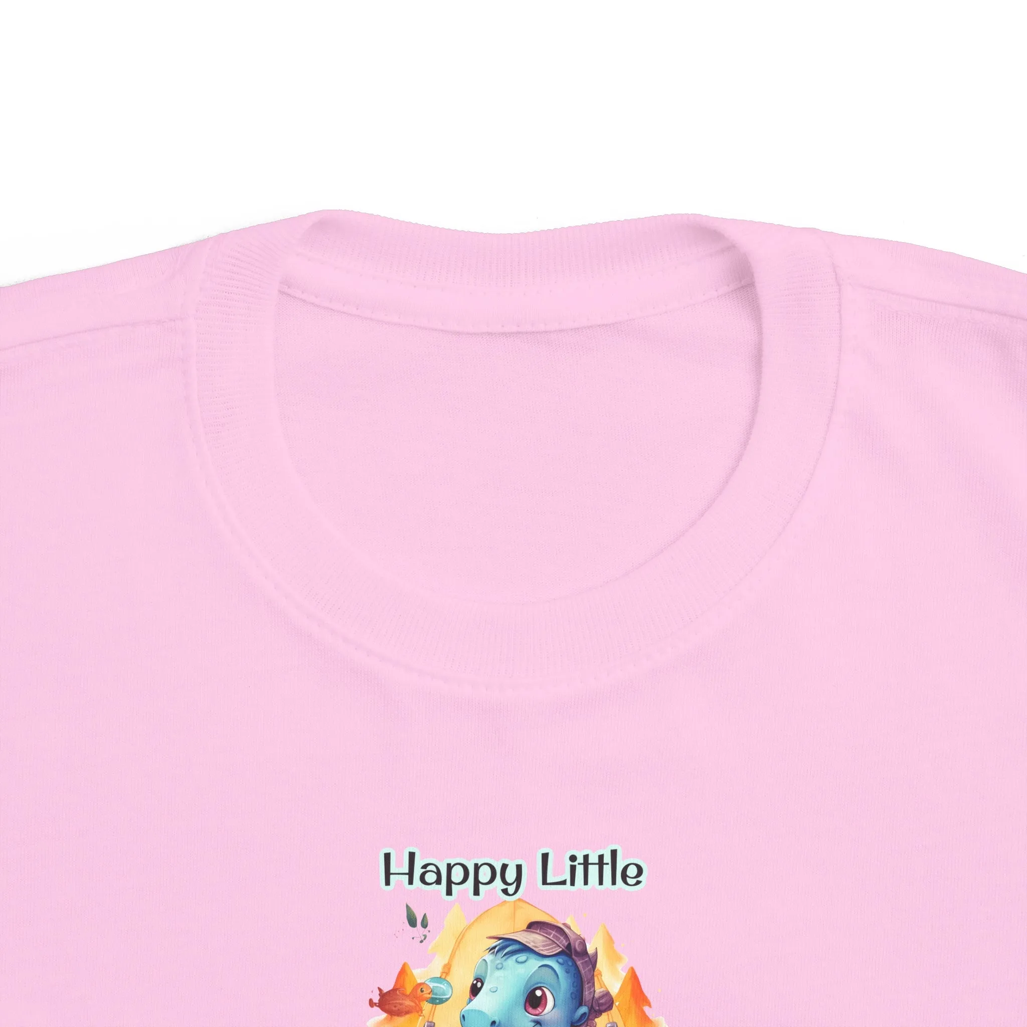 Dino Happy Little Camper Toddler's Fine Jersey Tee