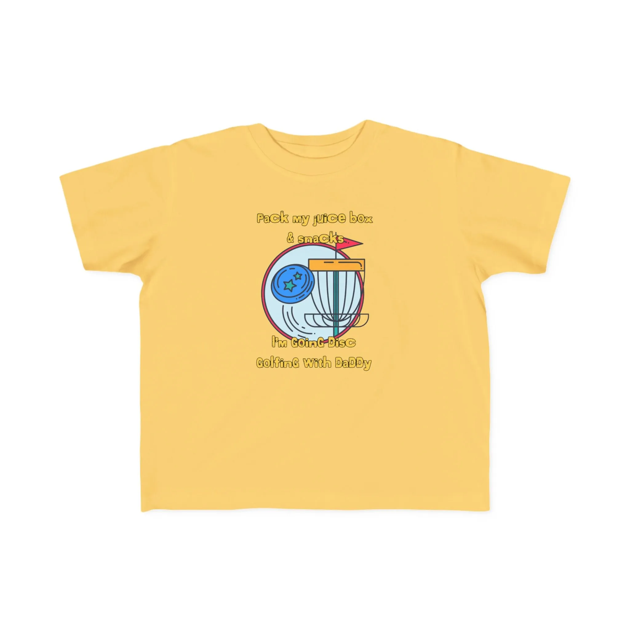 Disc Golf with Daddy Toddler's Fine Jersey Tee