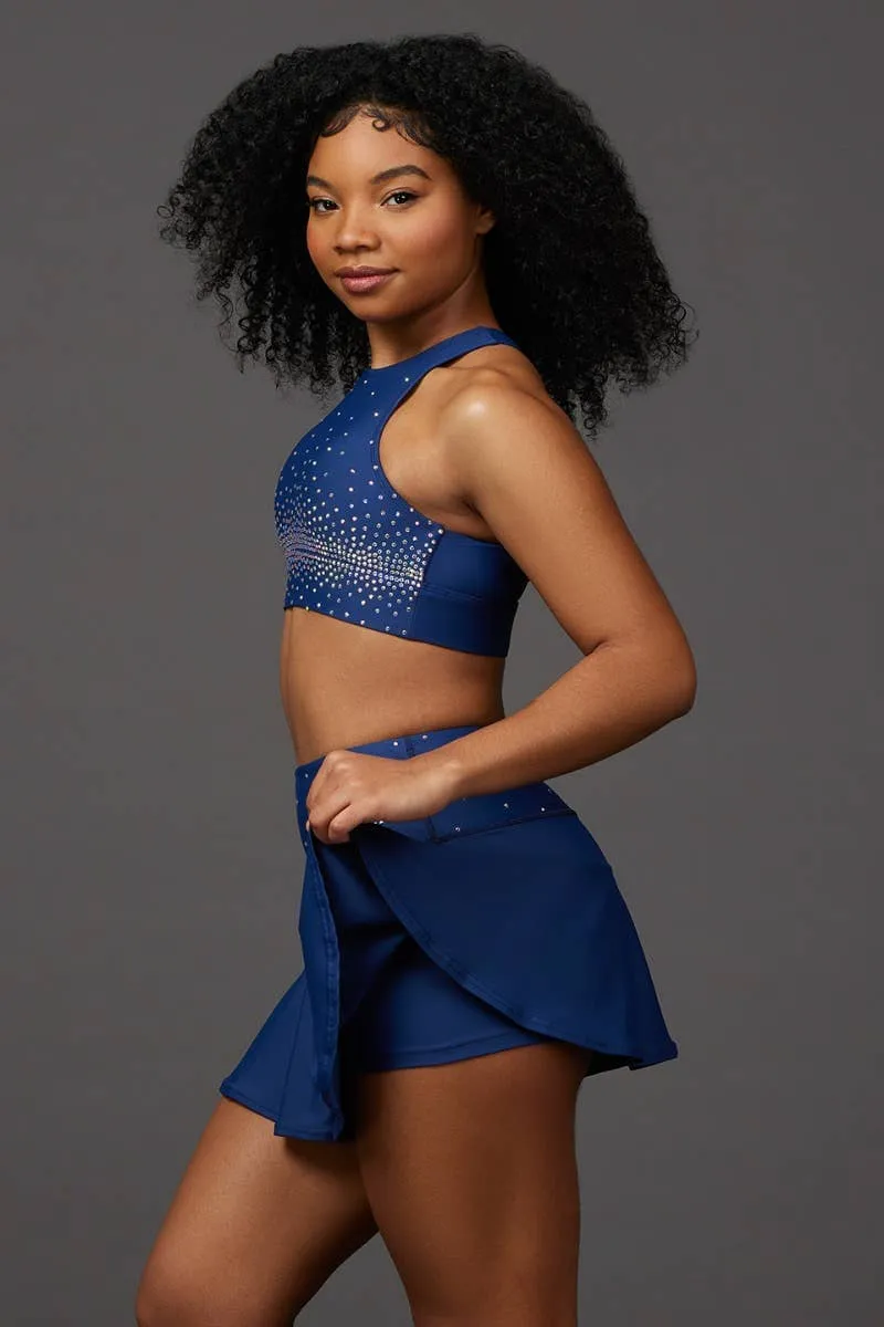 Dolce Sports Bra in Navy Crystal
