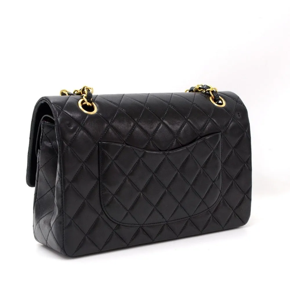 Double Flap Quilted Lambskin Leather Bag