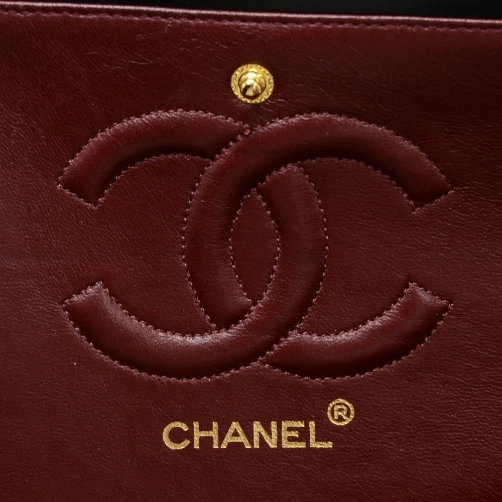 Double Flap Quilted Lambskin Leather Bag