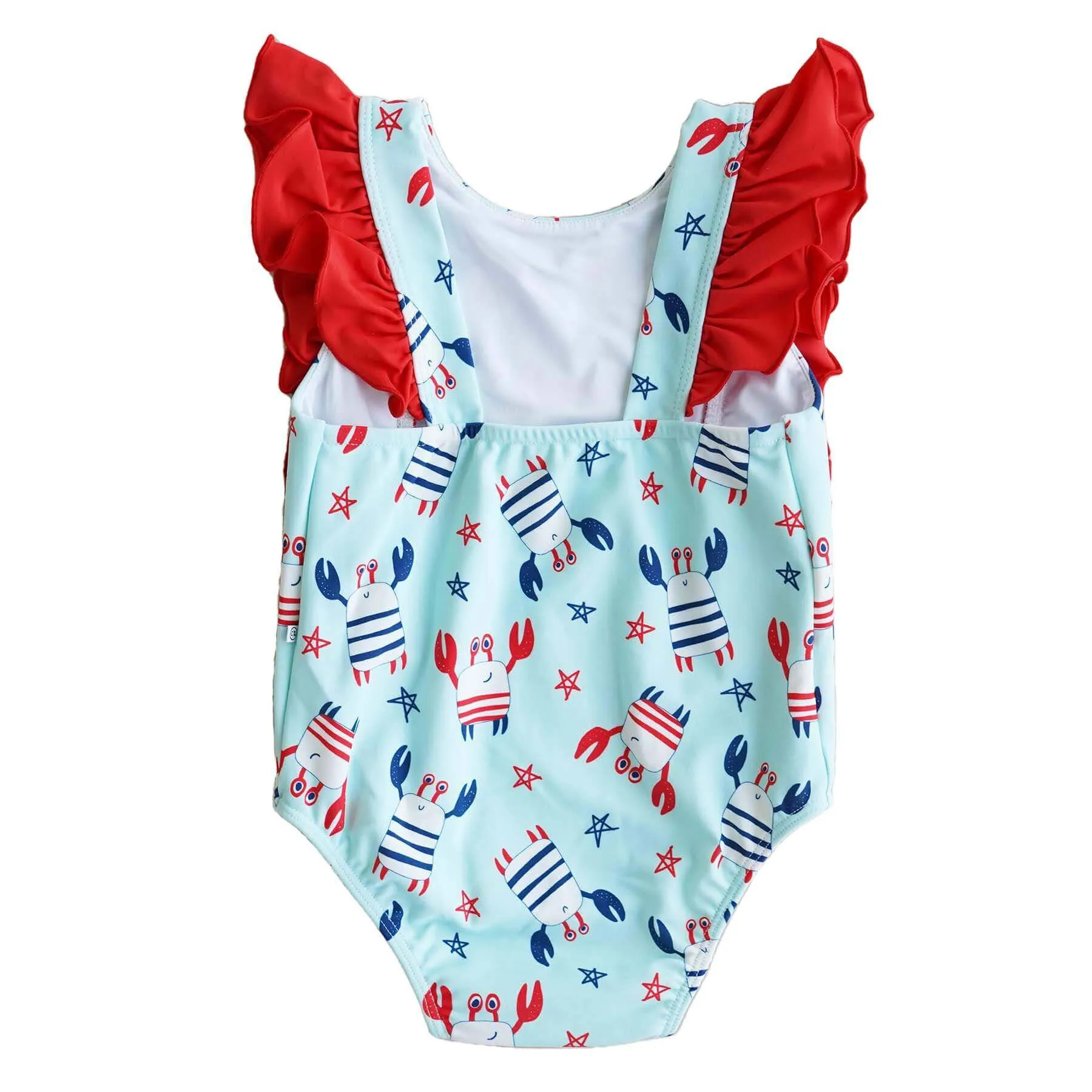 Double Ruffle One Piece | Crabby Cutie