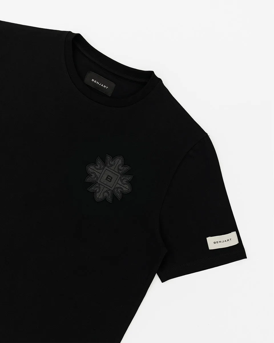 Emblem Patch T-shirt - Black