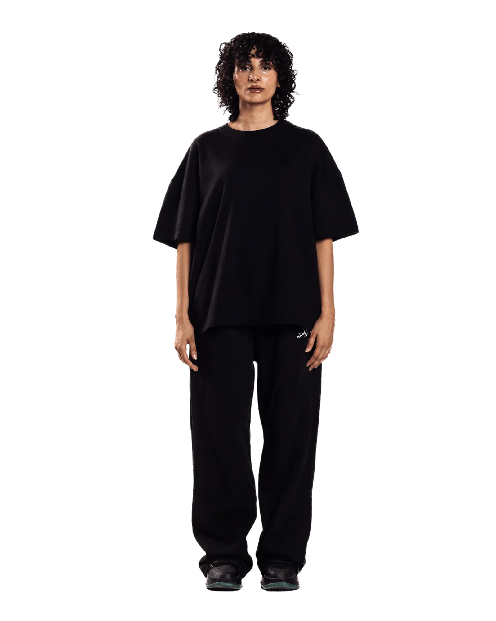 EMBROIDERED BLACK MADE IN PAK T-SHIRT (v1)
