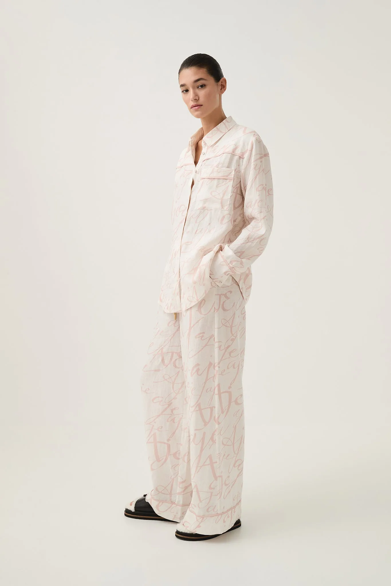 Enra Linen Pyjama Set