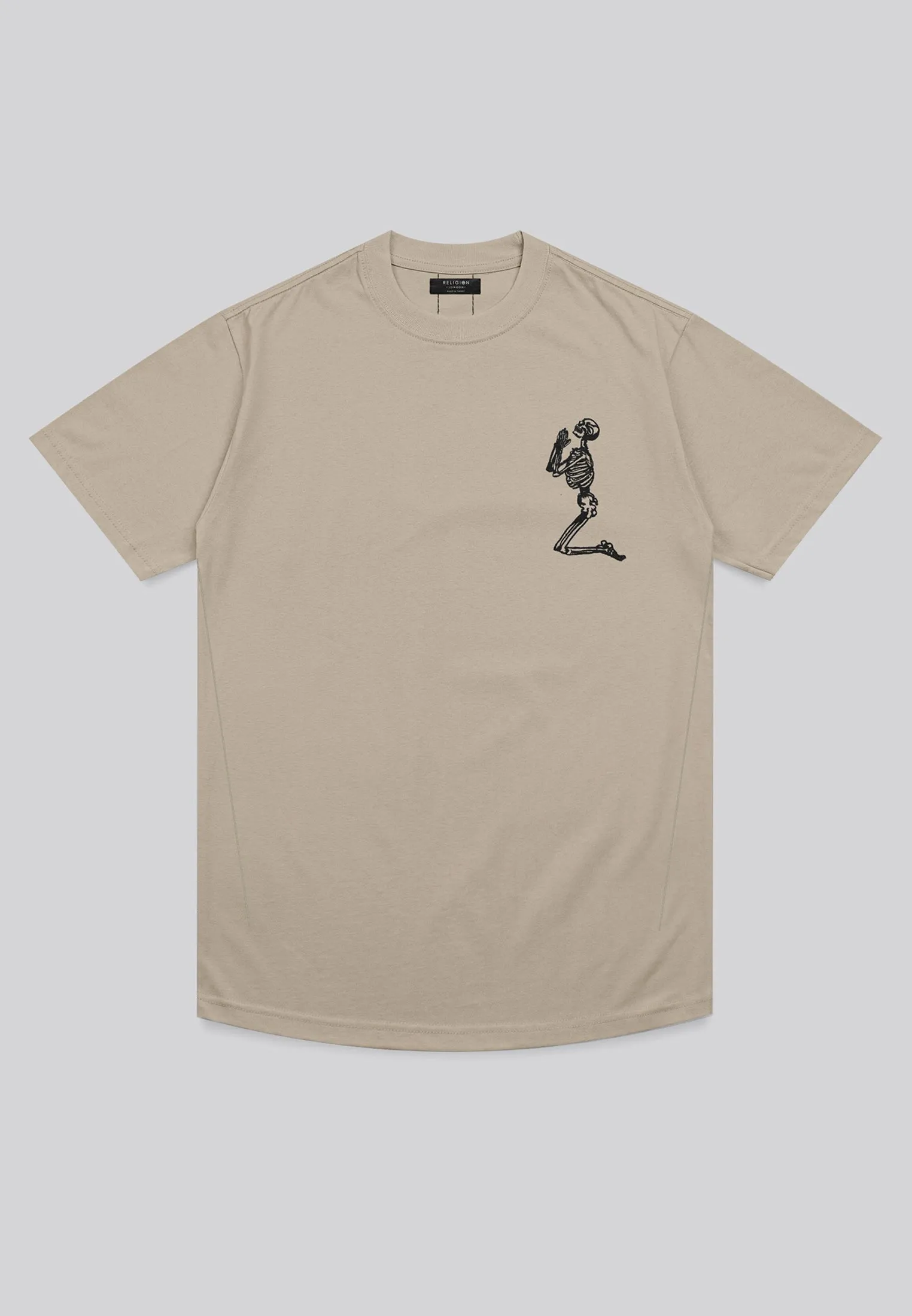 ESSENTIAL BIG SKELETON FAWN T-SHIRT