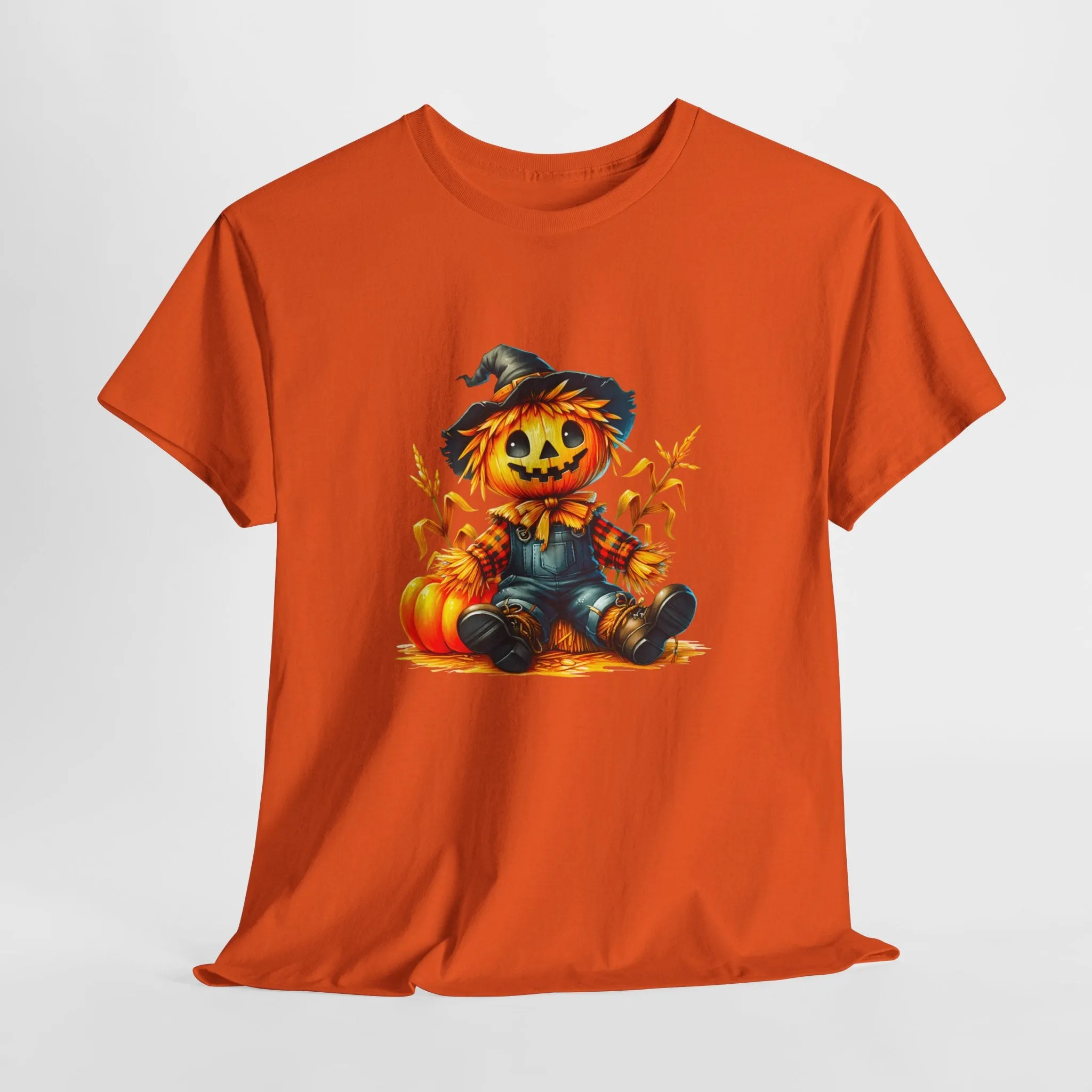 Fall Scarecrow Unisex Heavy Cotton Tee