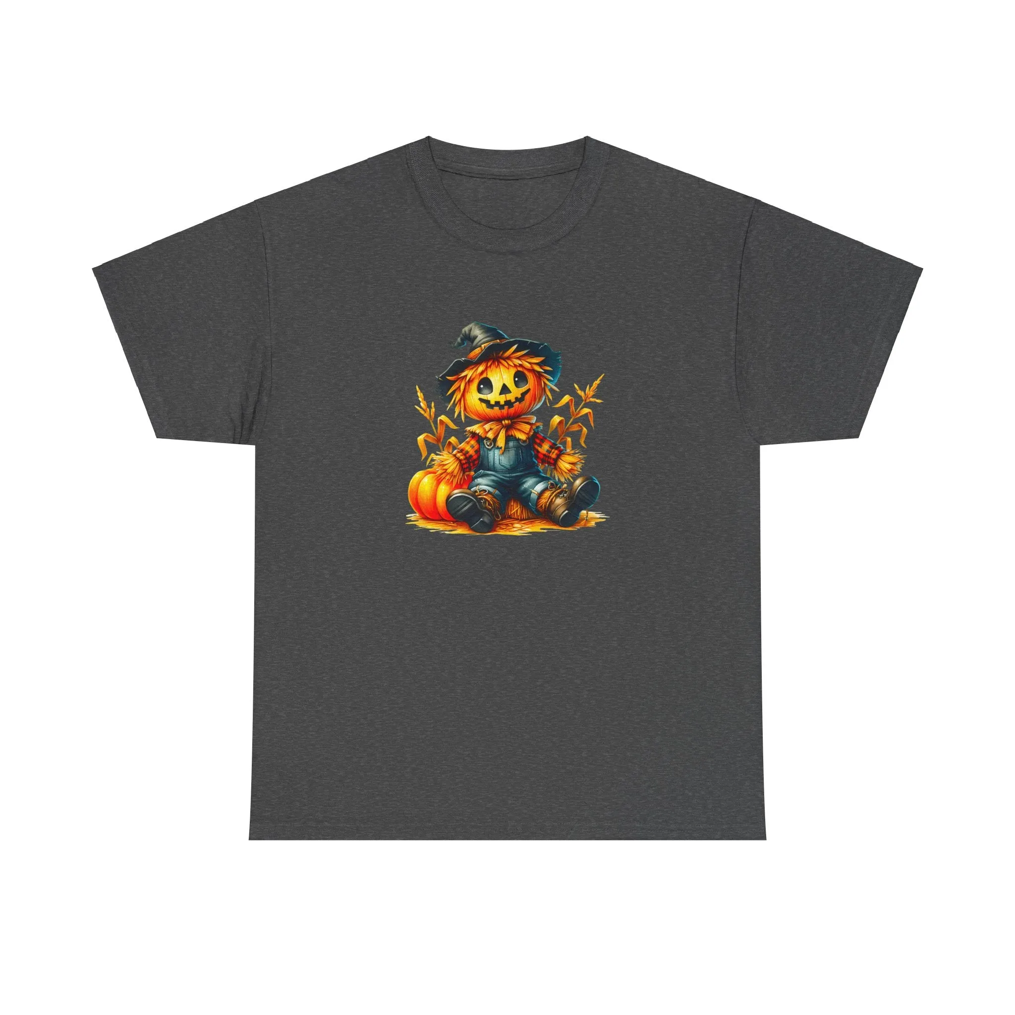 Fall Scarecrow Unisex Heavy Cotton Tee