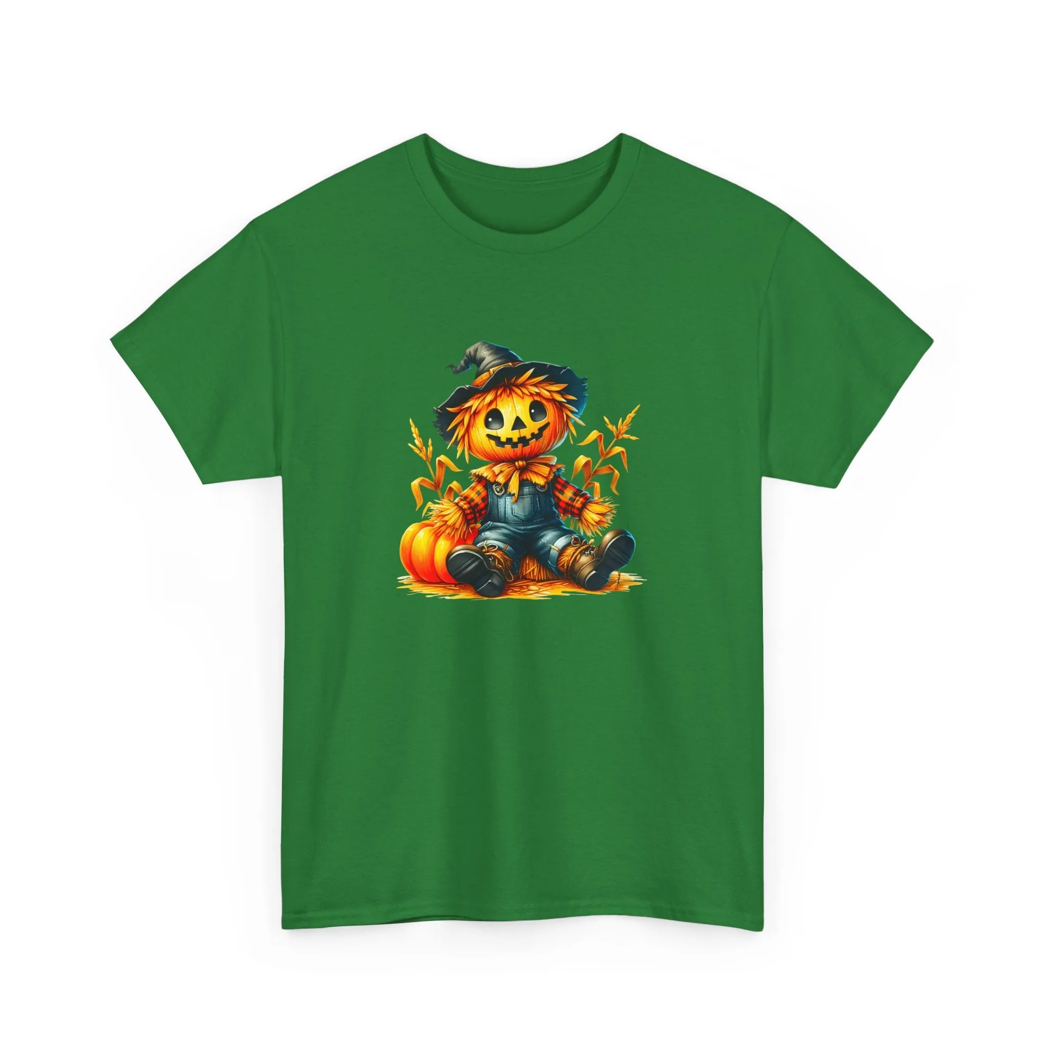 Fall Scarecrow Unisex Heavy Cotton Tee