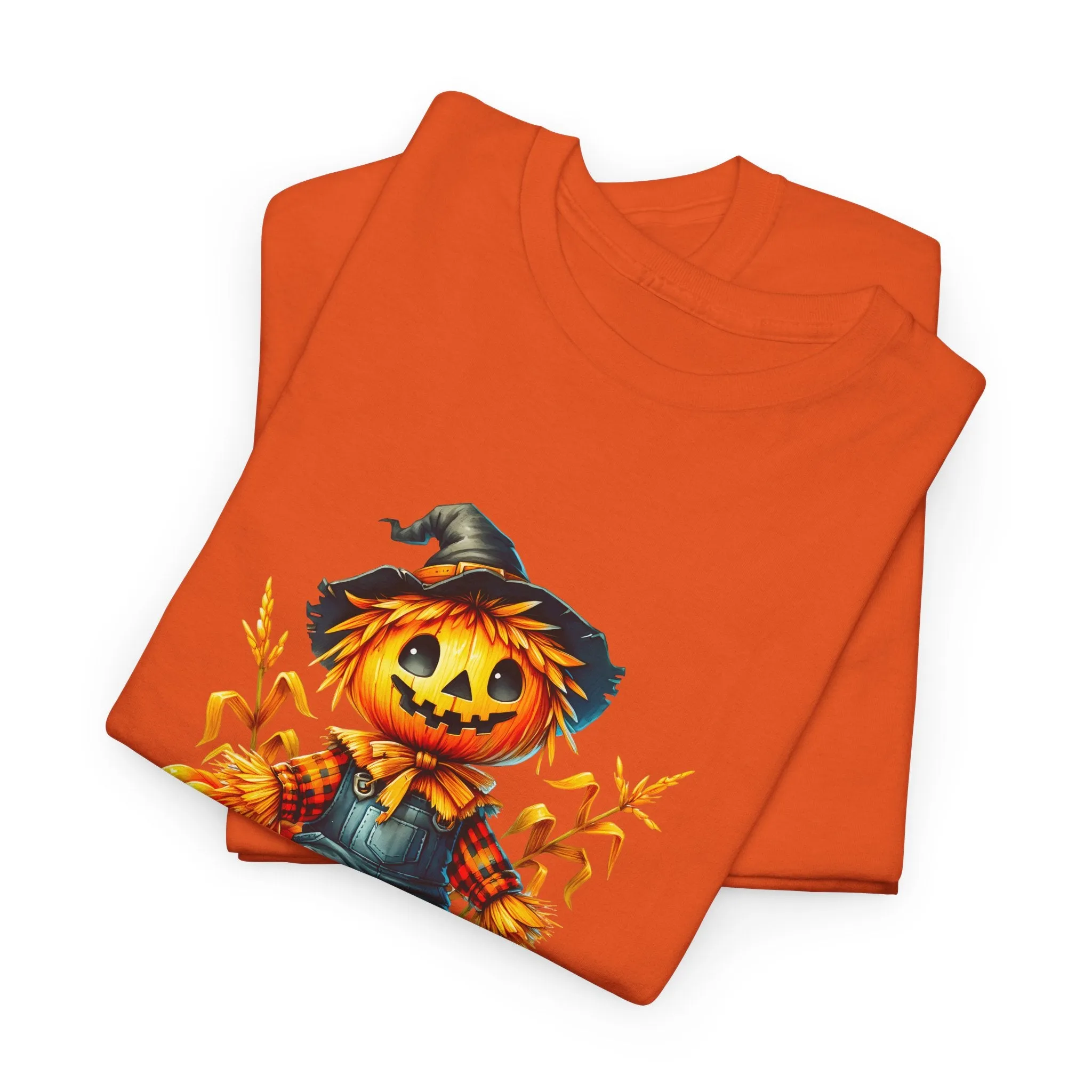 Fall Scarecrow Unisex Heavy Cotton Tee