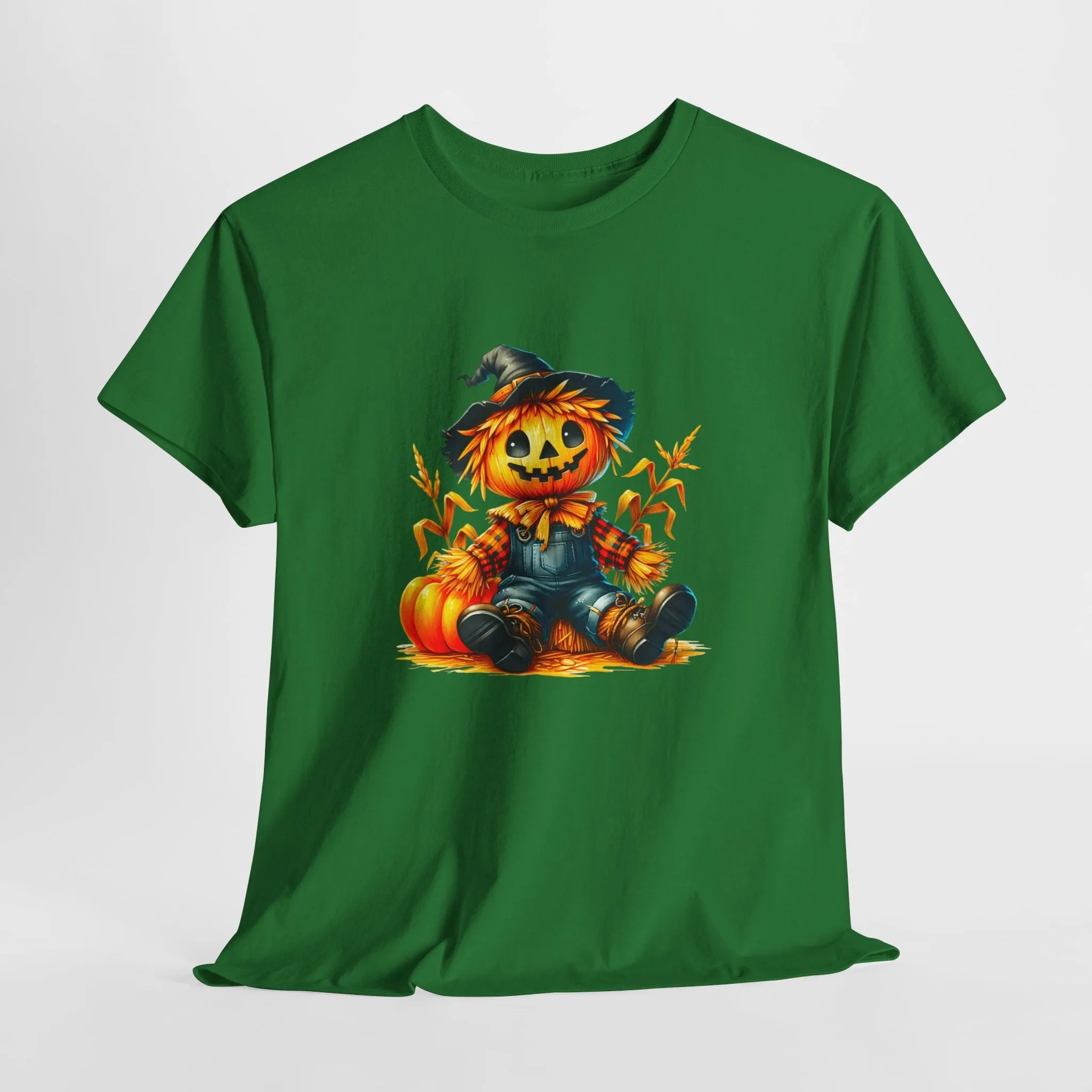Fall Scarecrow Unisex Heavy Cotton Tee