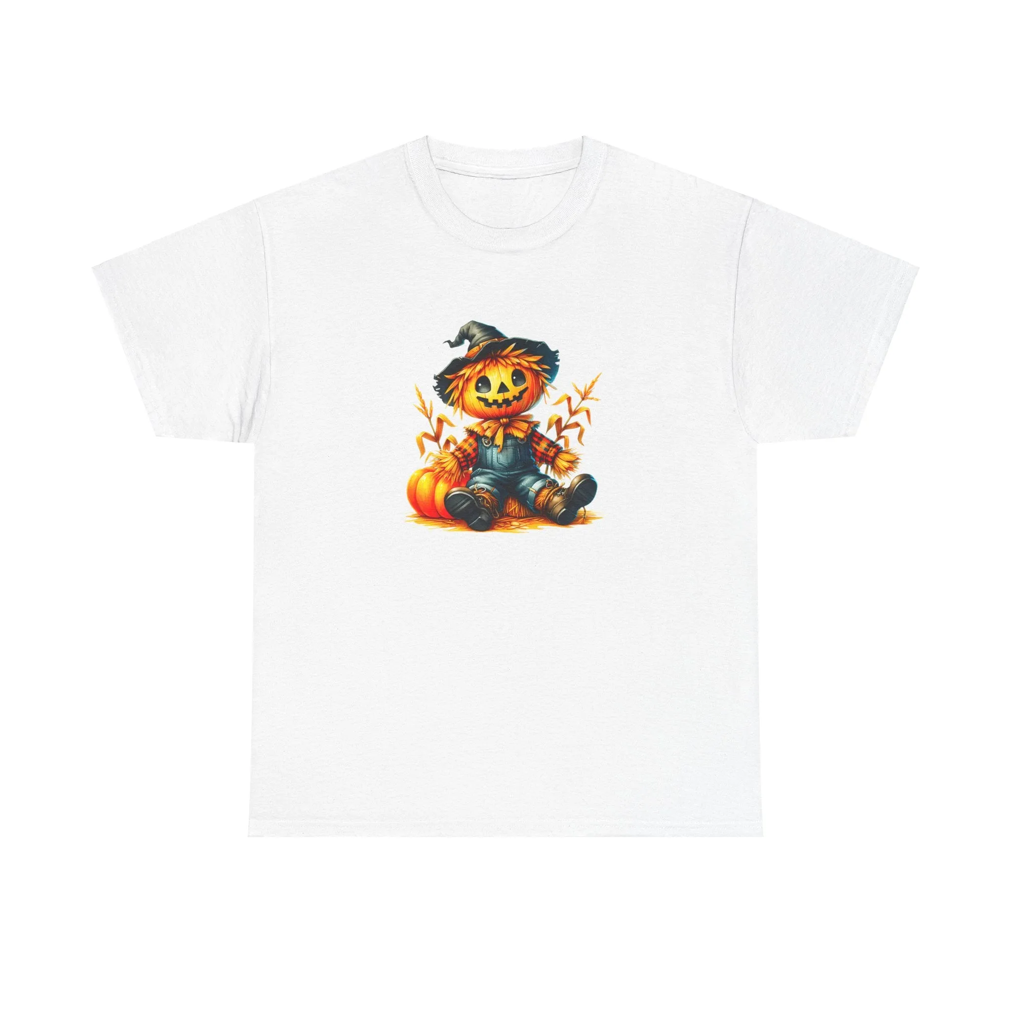 Fall Scarecrow Unisex Heavy Cotton Tee
