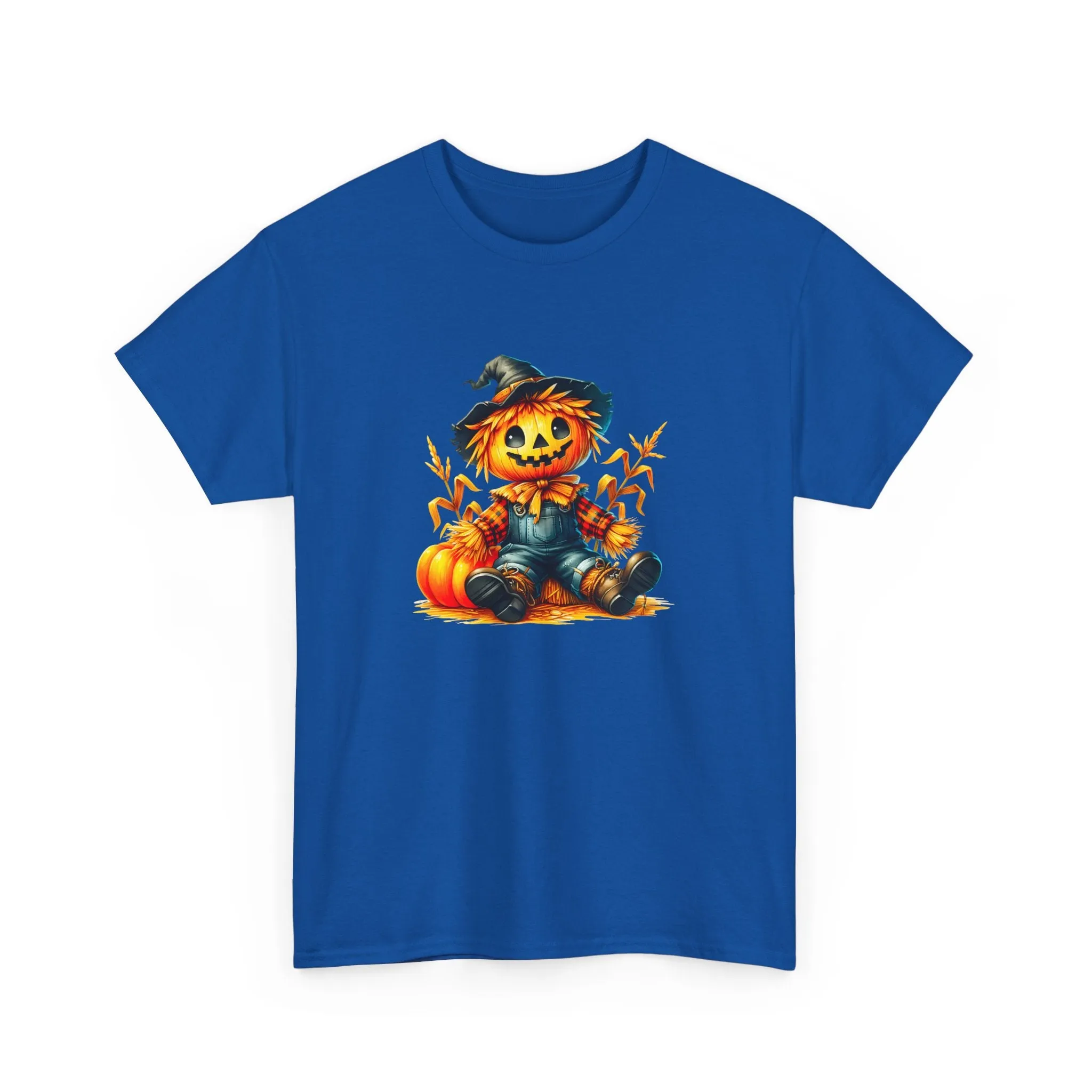 Fall Scarecrow Unisex Heavy Cotton Tee