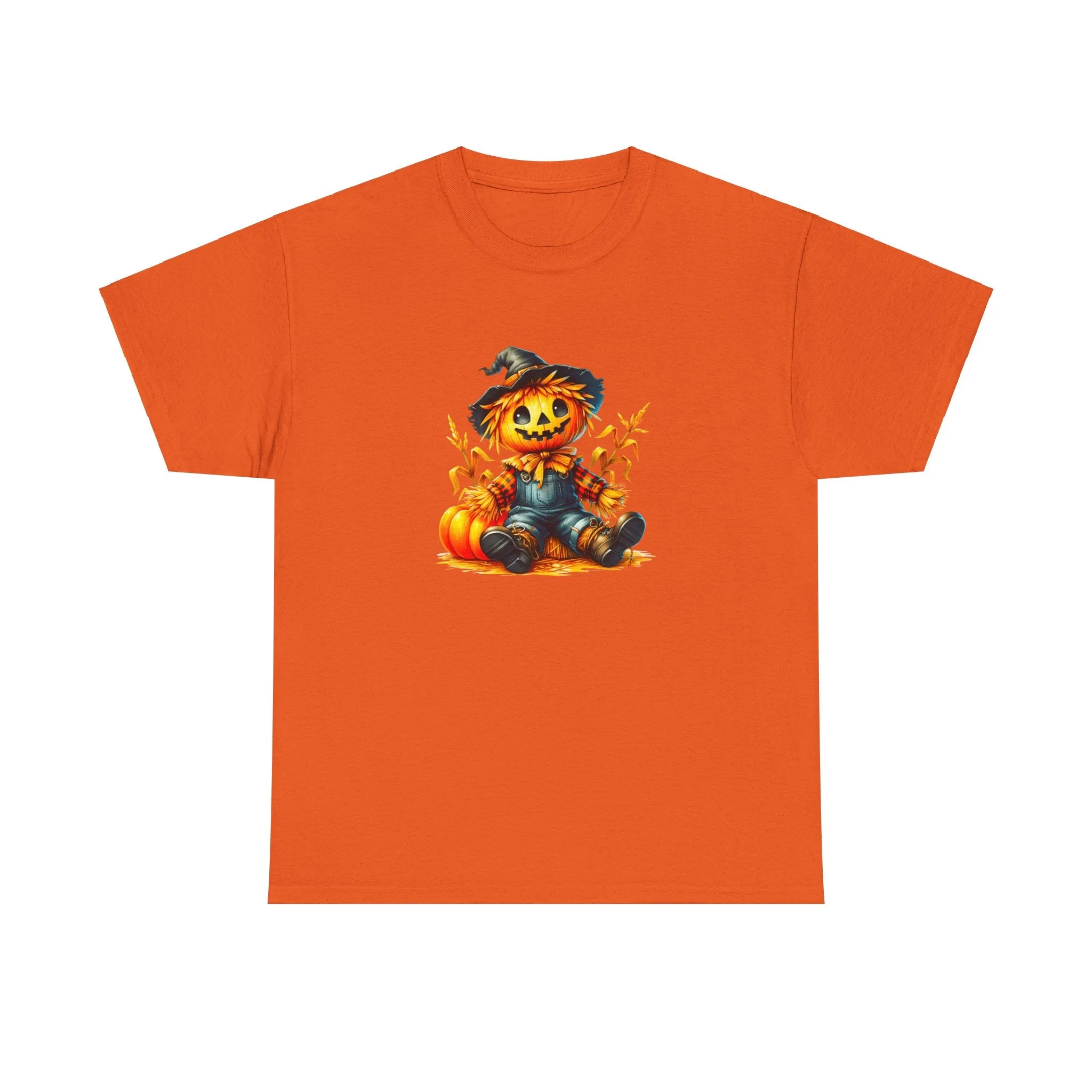 Fall Scarecrow Unisex Heavy Cotton Tee