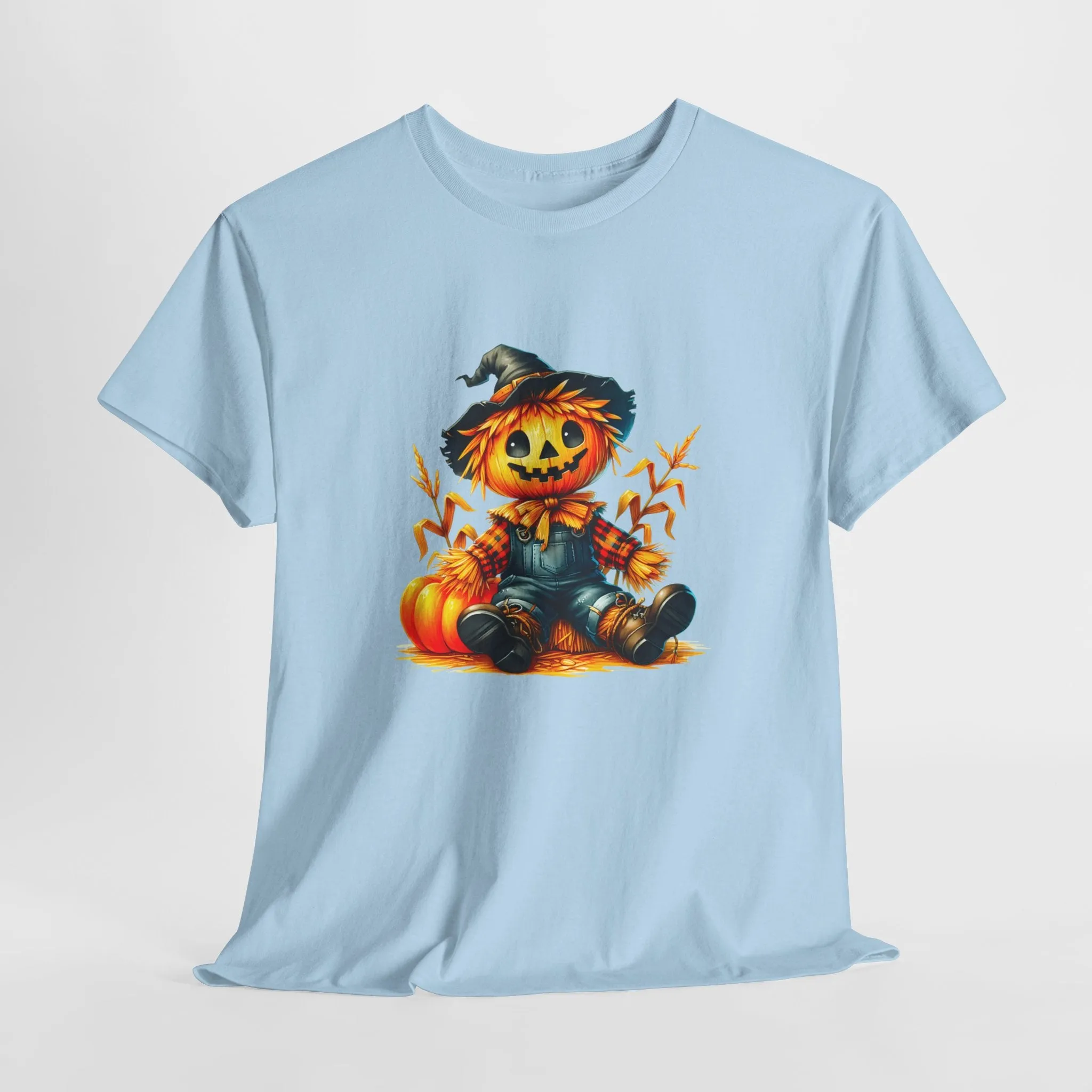 Fall Scarecrow Unisex Heavy Cotton Tee