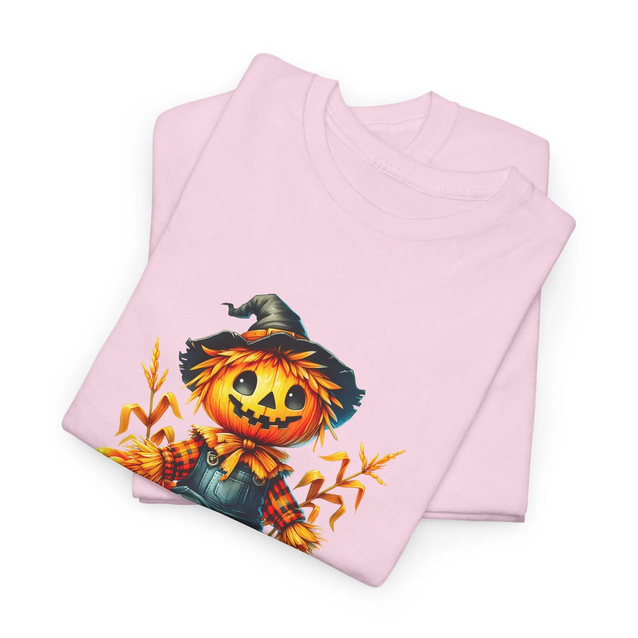 Fall Scarecrow Unisex Heavy Cotton Tee
