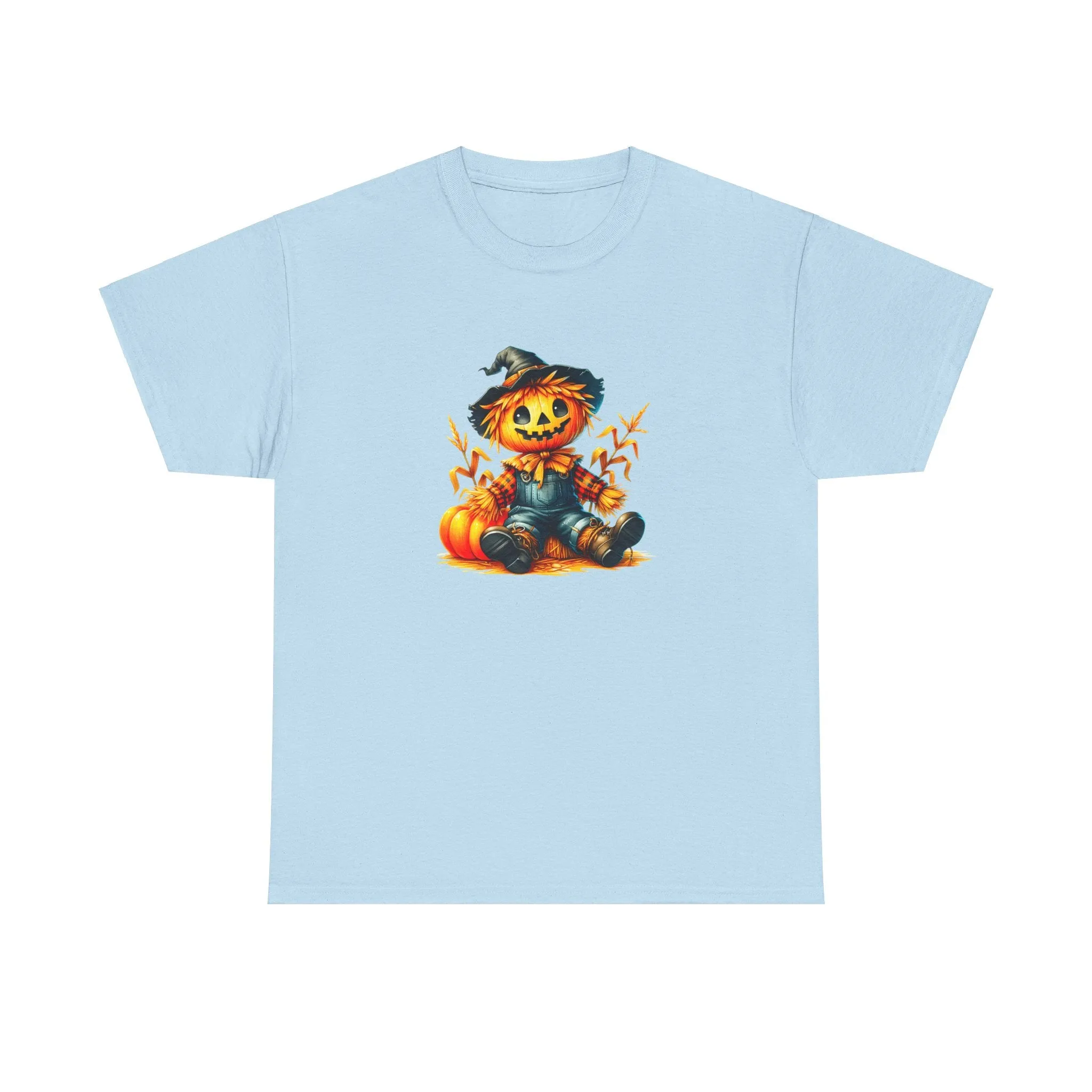 Fall Scarecrow Unisex Heavy Cotton Tee