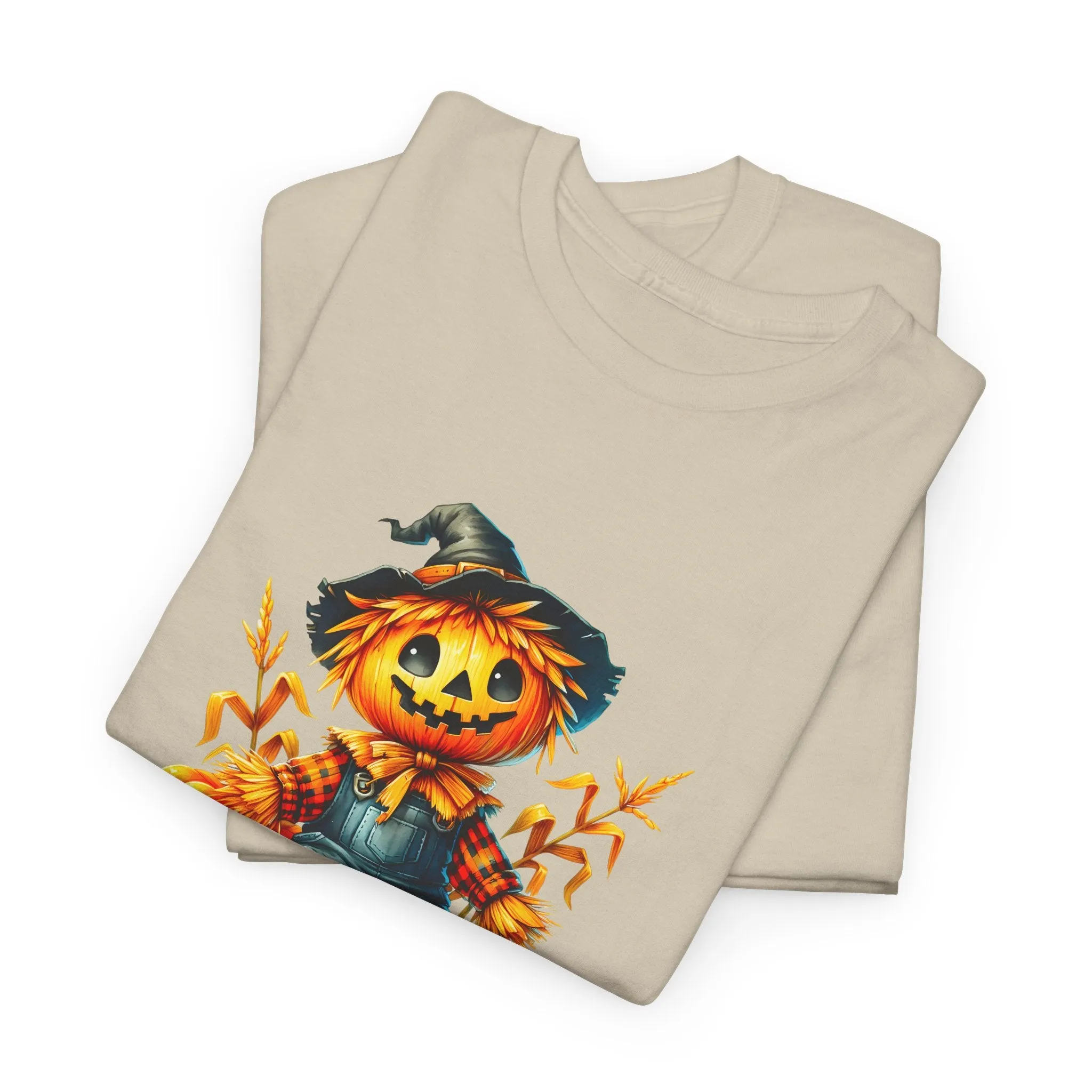 Fall Scarecrow Unisex Heavy Cotton Tee