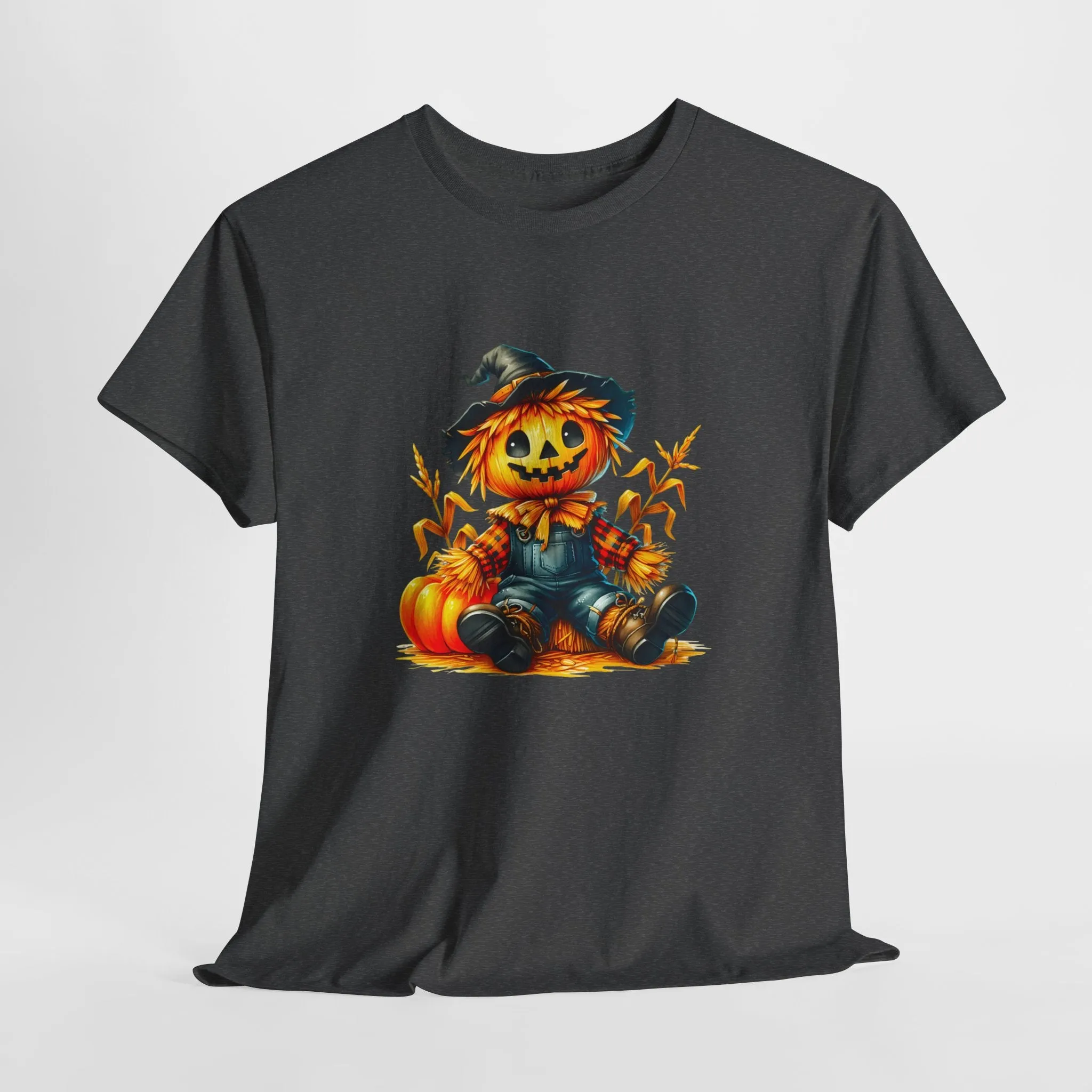 Fall Scarecrow Unisex Heavy Cotton Tee