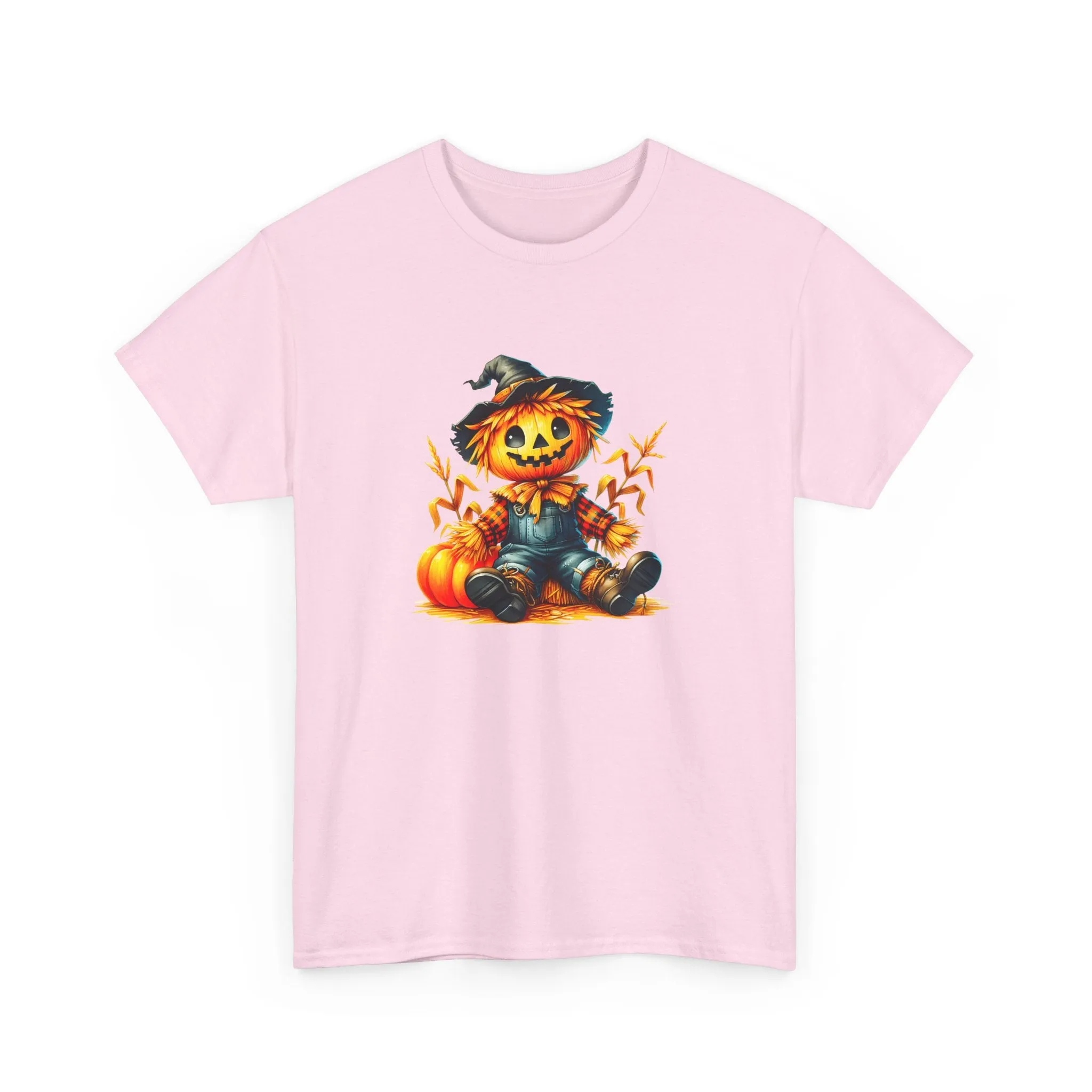 Fall Scarecrow Unisex Heavy Cotton Tee