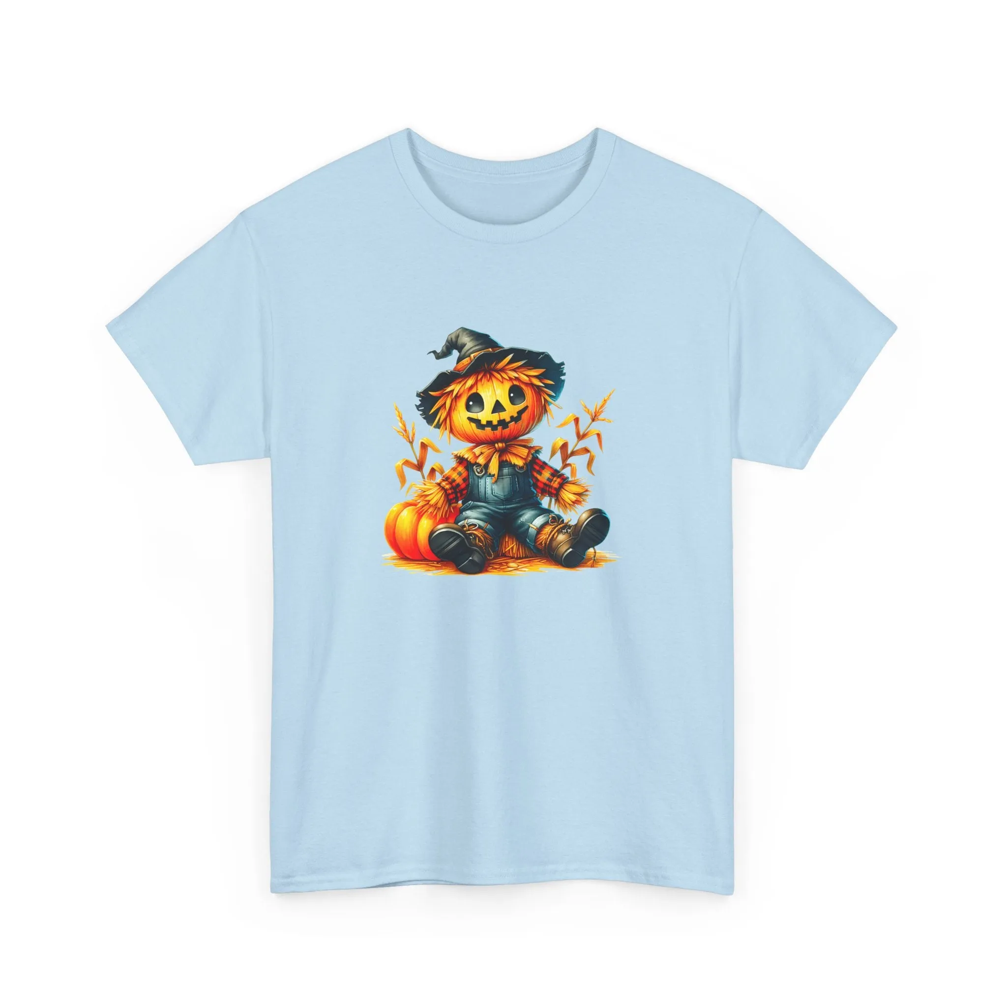 Fall Scarecrow Unisex Heavy Cotton Tee
