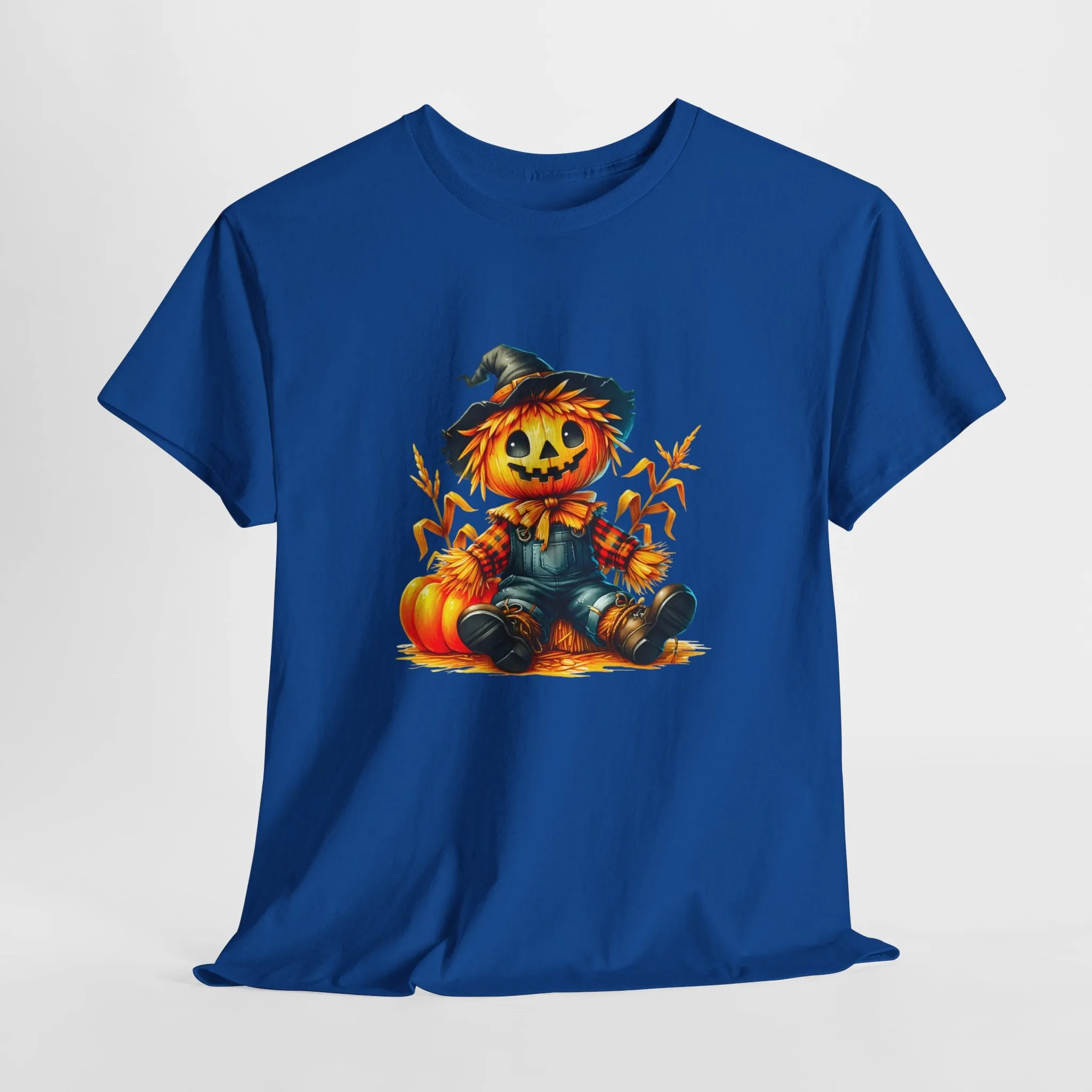Fall Scarecrow Unisex Heavy Cotton Tee