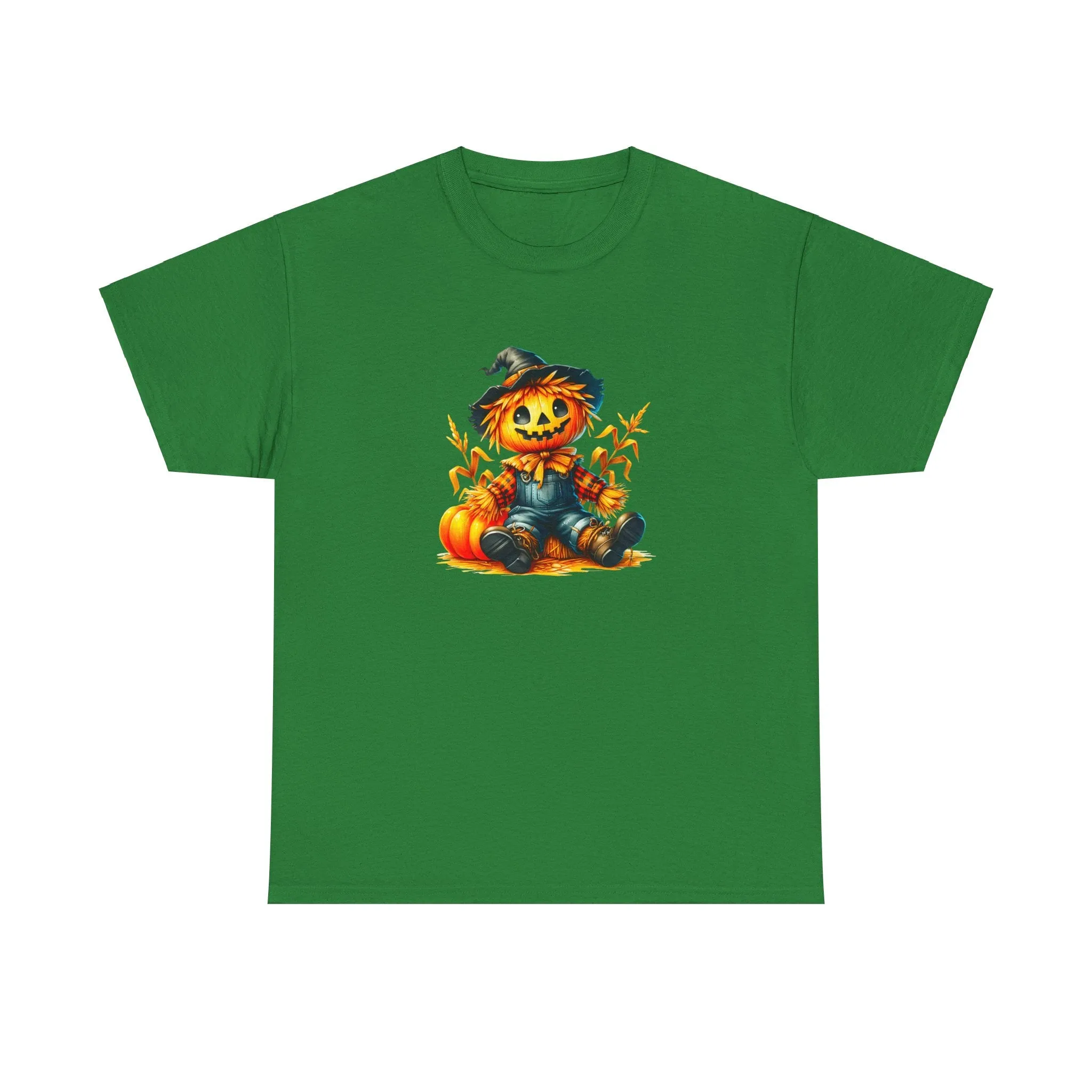 Fall Scarecrow Unisex Heavy Cotton Tee
