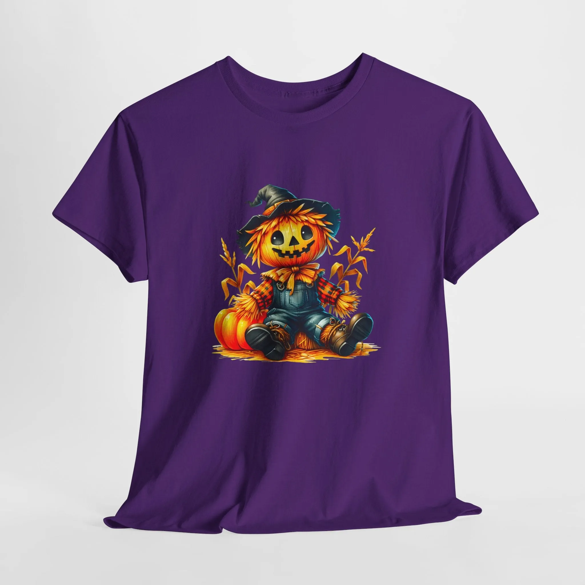 Fall Scarecrow Unisex Heavy Cotton Tee