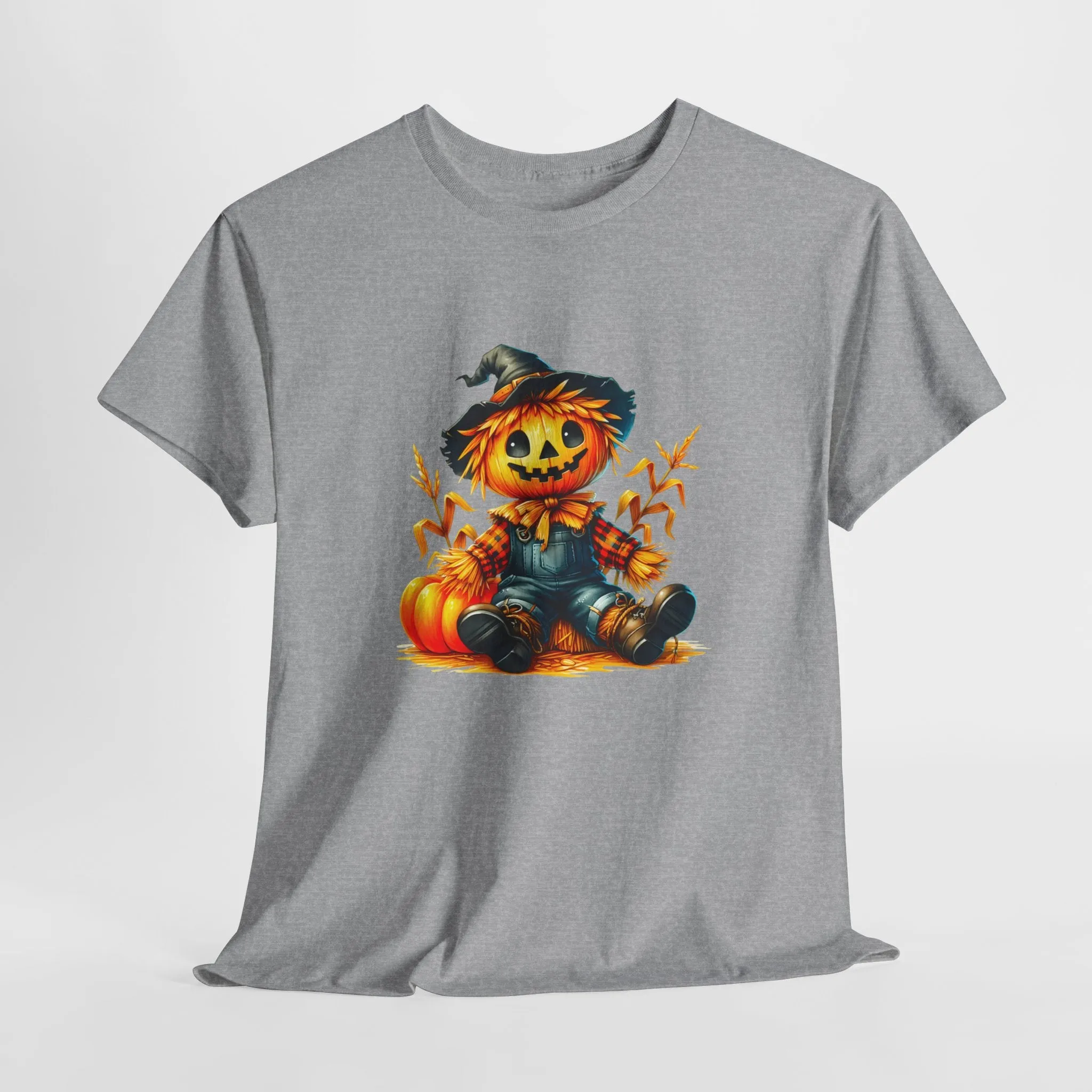 Fall Scarecrow Unisex Heavy Cotton Tee