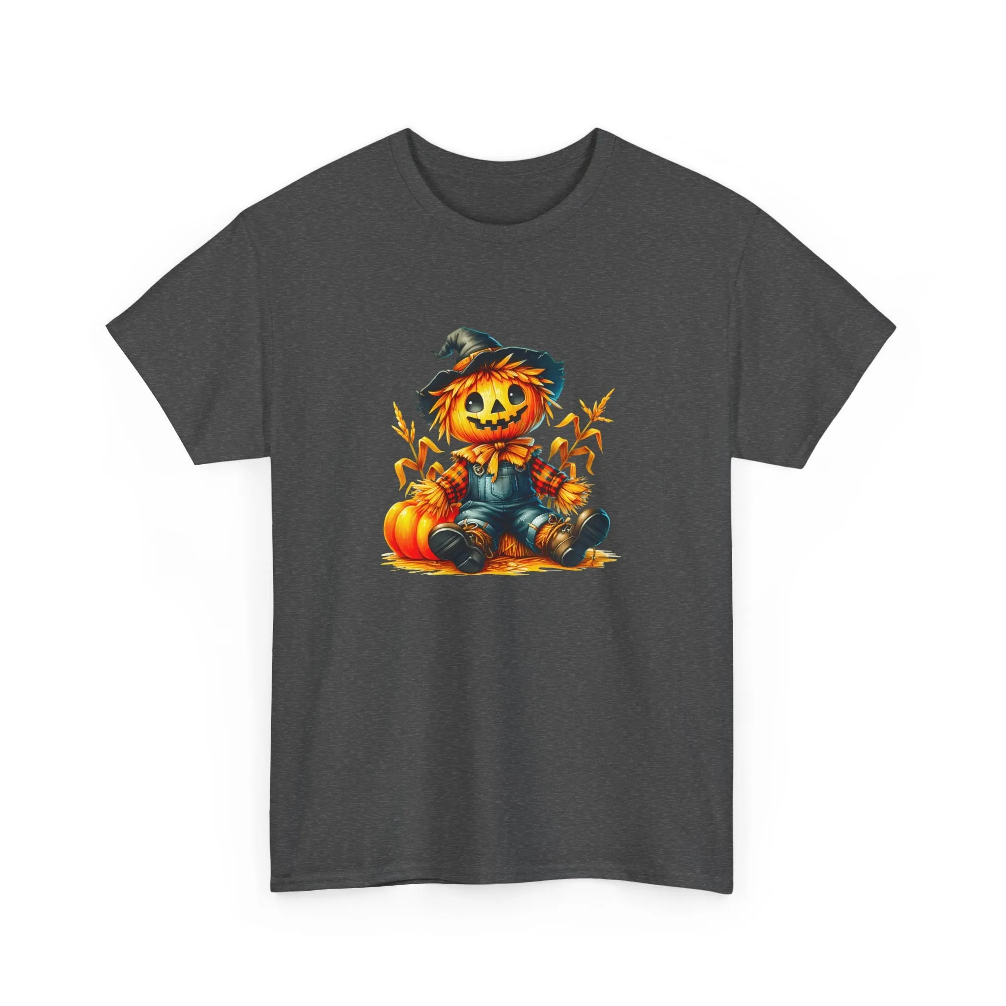 Fall Scarecrow Unisex Heavy Cotton Tee