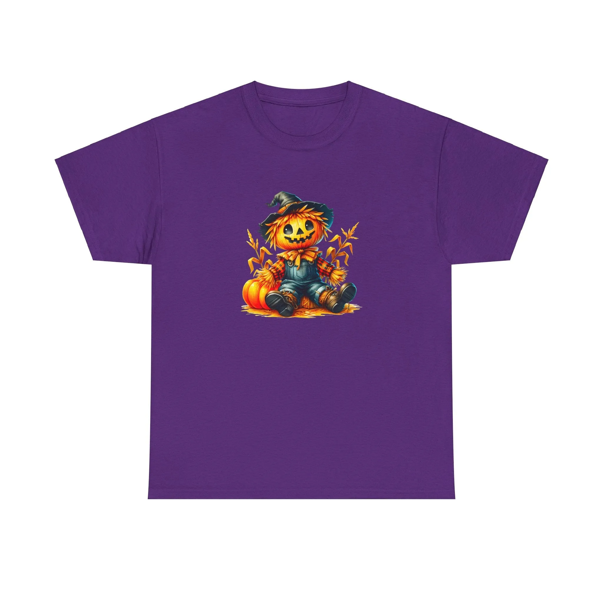 Fall Scarecrow Unisex Heavy Cotton Tee