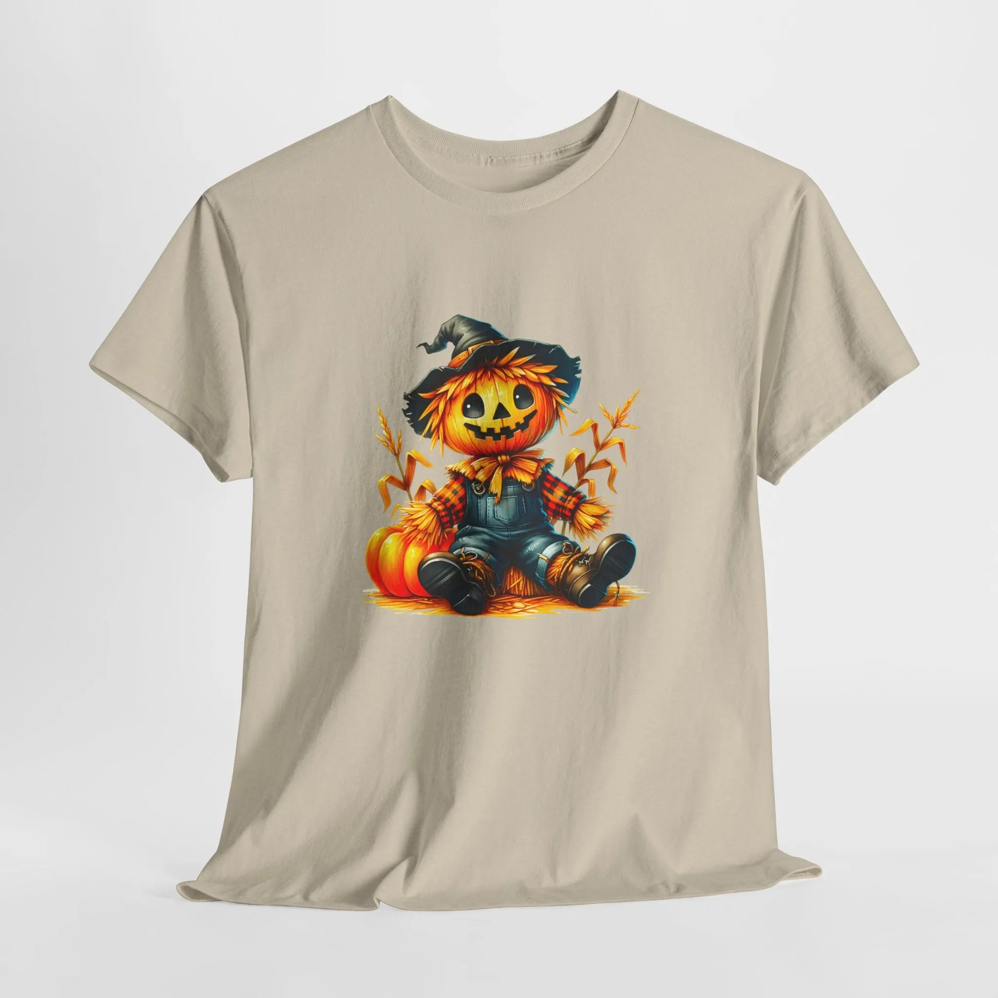 Fall Scarecrow Unisex Heavy Cotton Tee