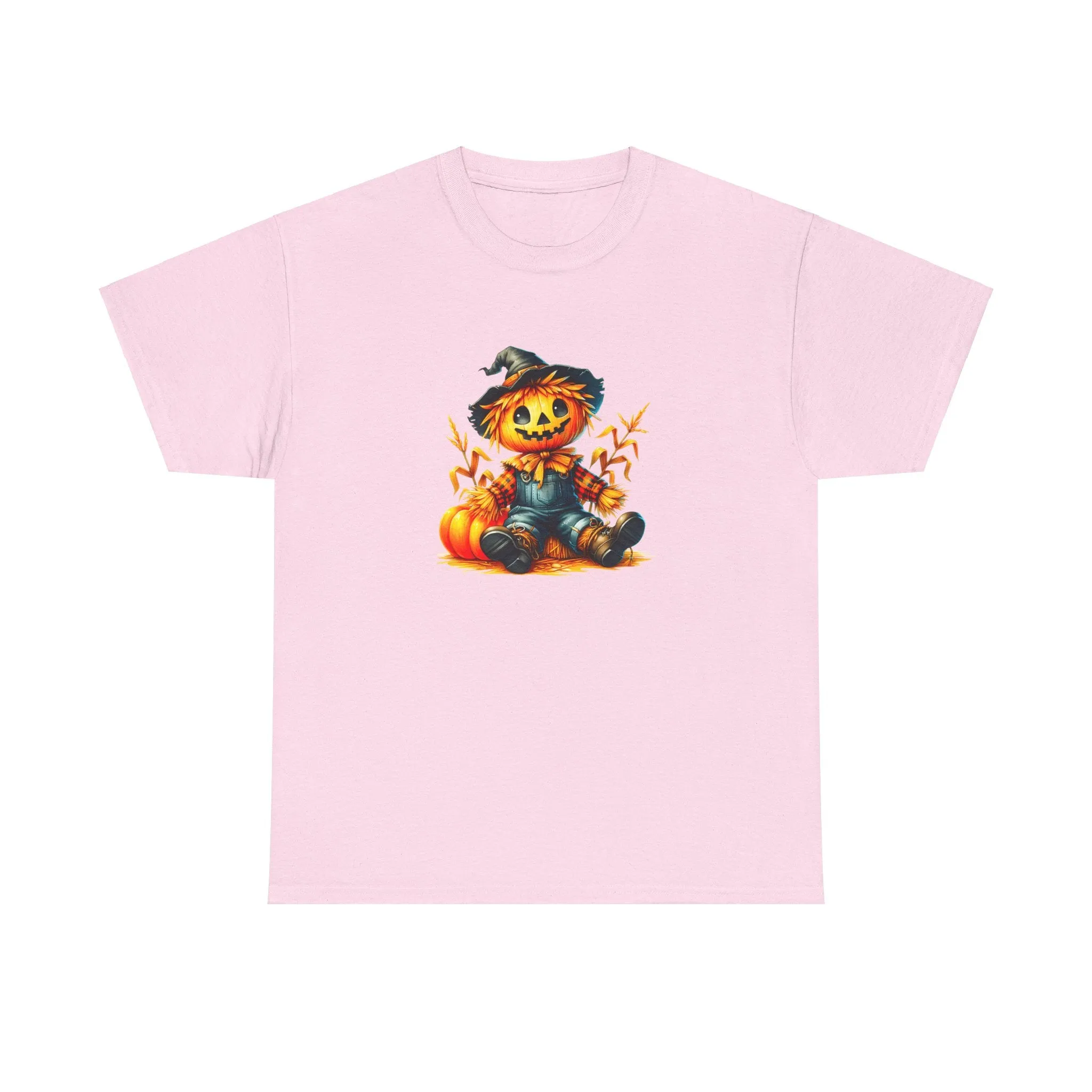 Fall Scarecrow Unisex Heavy Cotton Tee