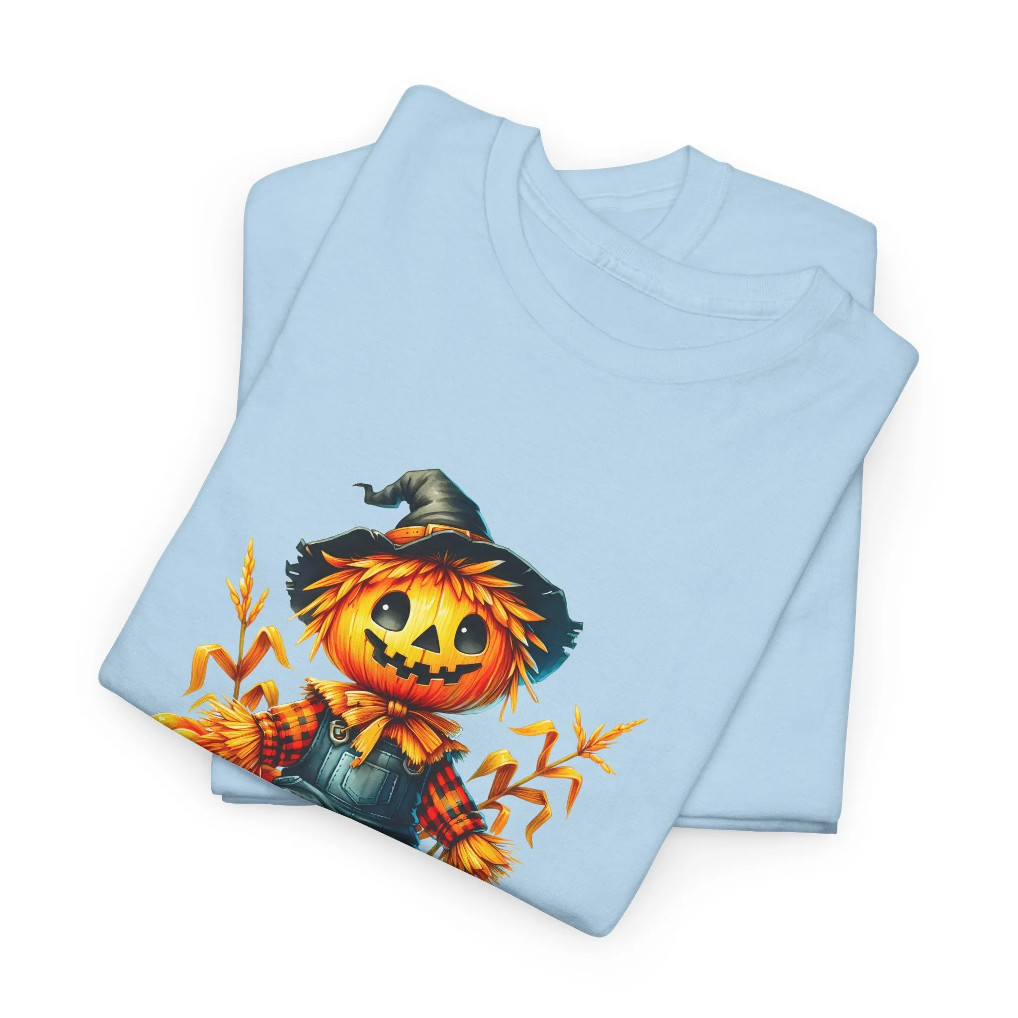 Fall Scarecrow Unisex Heavy Cotton Tee