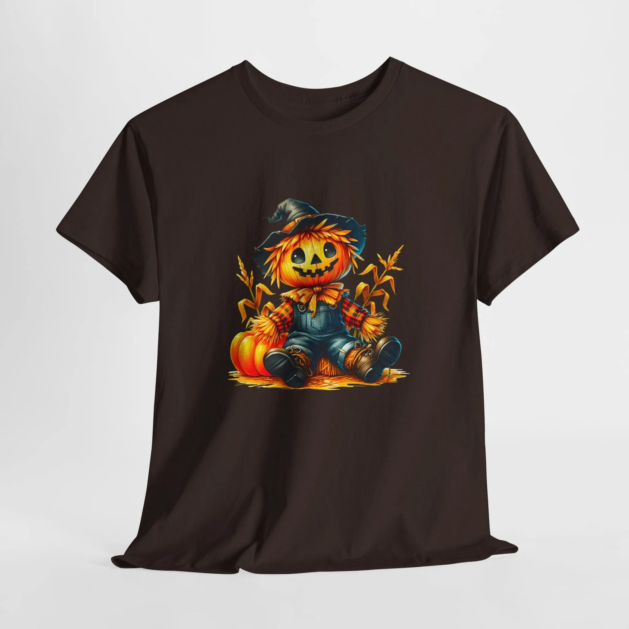 Fall Scarecrow Unisex Heavy Cotton Tee