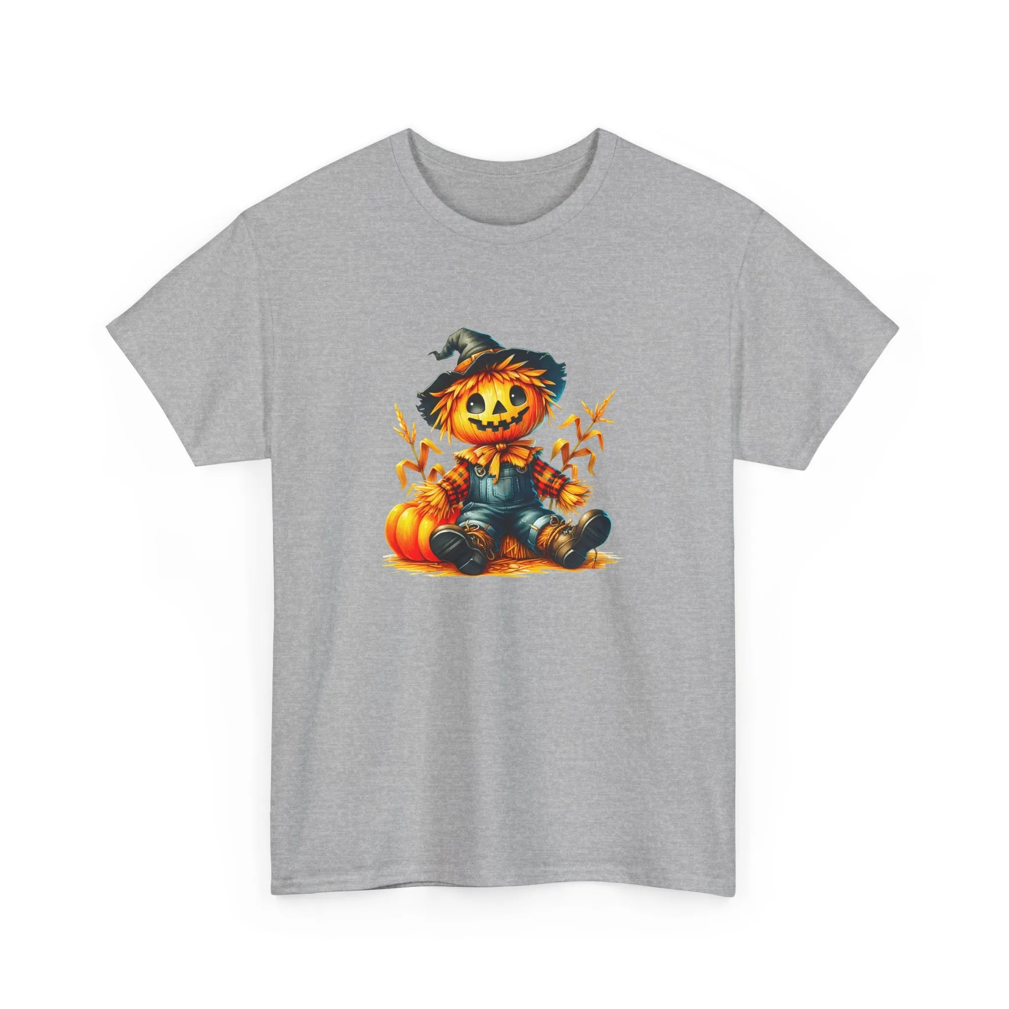 Fall Scarecrow Unisex Heavy Cotton Tee